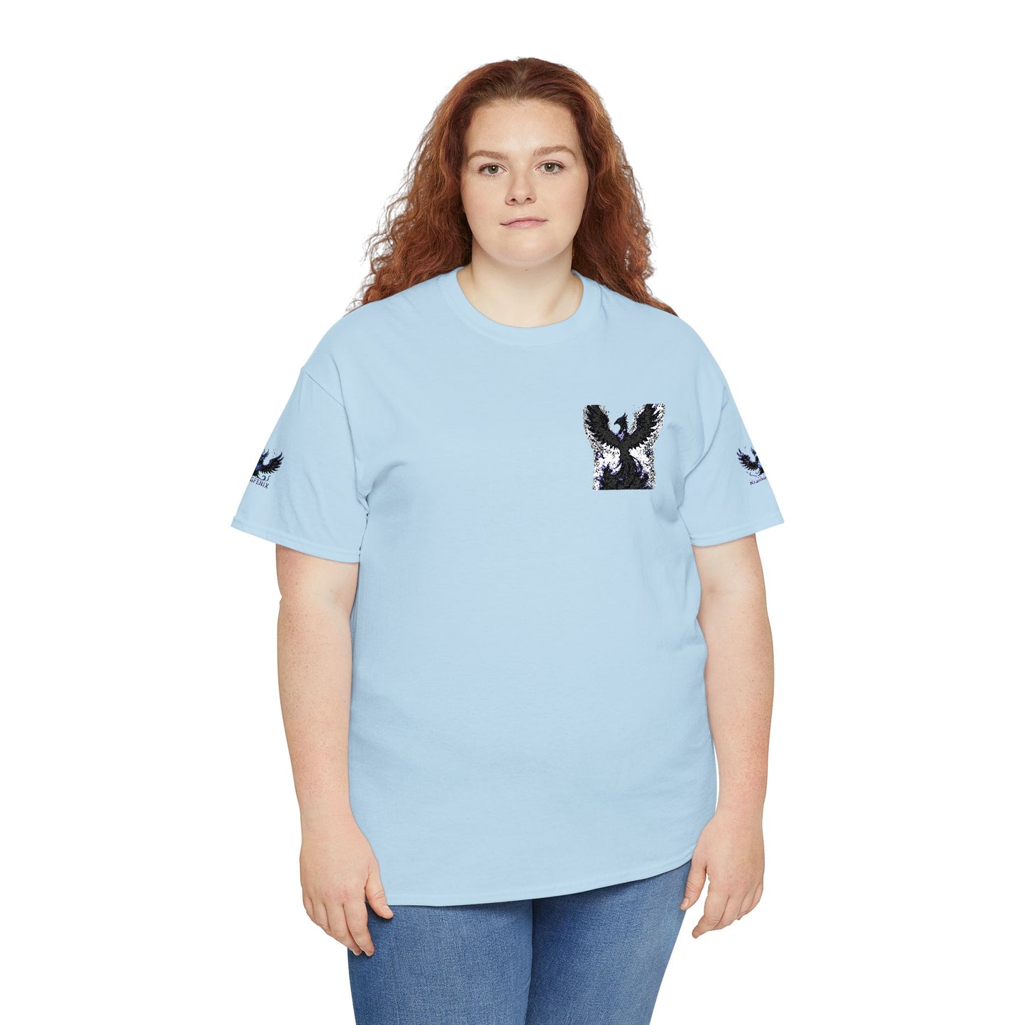 Sparkly Sequin Accent Unisex Heavy Cotton Tee, Casual T-Shirt for Everyday Wear, Gift for Friends, Birthday, Holiday Parties