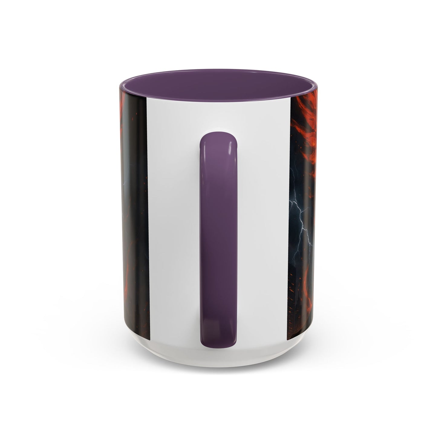 Mythical Phoenix Accent Coffee Mug, Fantasy Gift, Hot Beverage Cup, Cozy Home Decor, Unique Gift for Her
