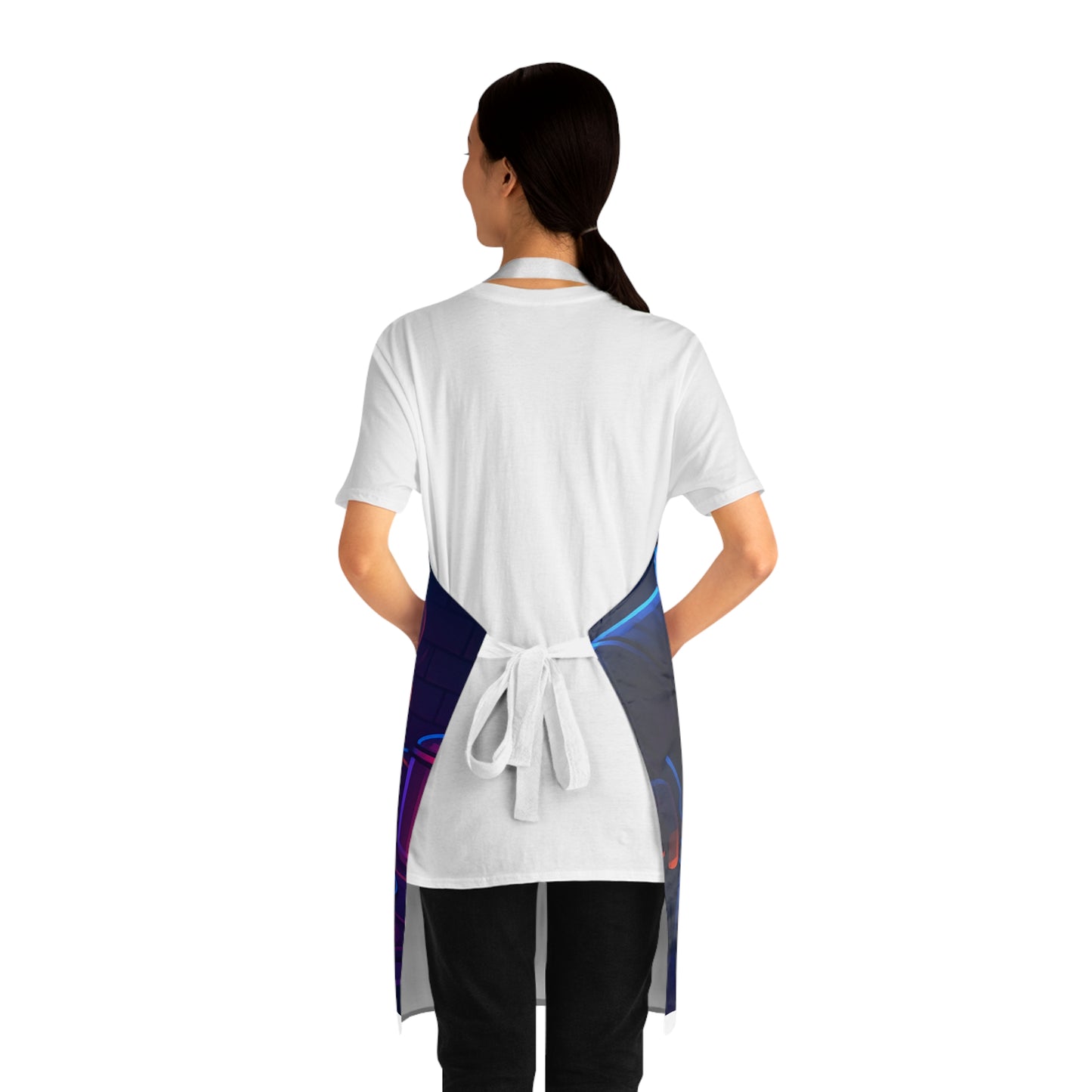 Neon Chef Apron - Vibrant Cooking Gift for Foodies, Personalized Culinary Apparel, BBQ, Kitchen, Baking, Chef Lovers