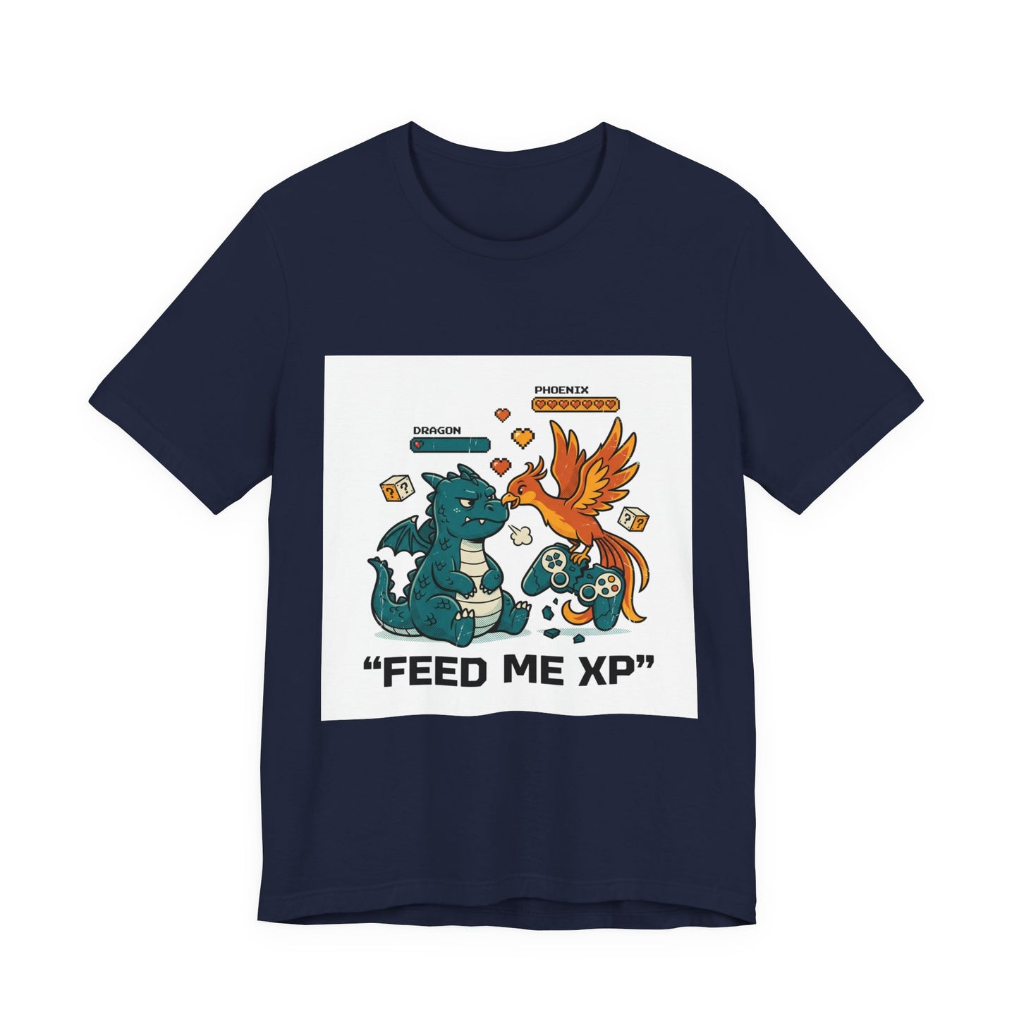 Feed Me XP Tee | neon gamer meltdown, crash out streetwear
