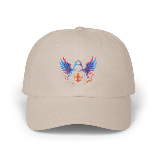 Classic Dad Cap with Colorful Wings Design, Casual Hat Gift for Father's Day, Father’s Day Gift, Trendy Cap for Men, Fashionable Accessories