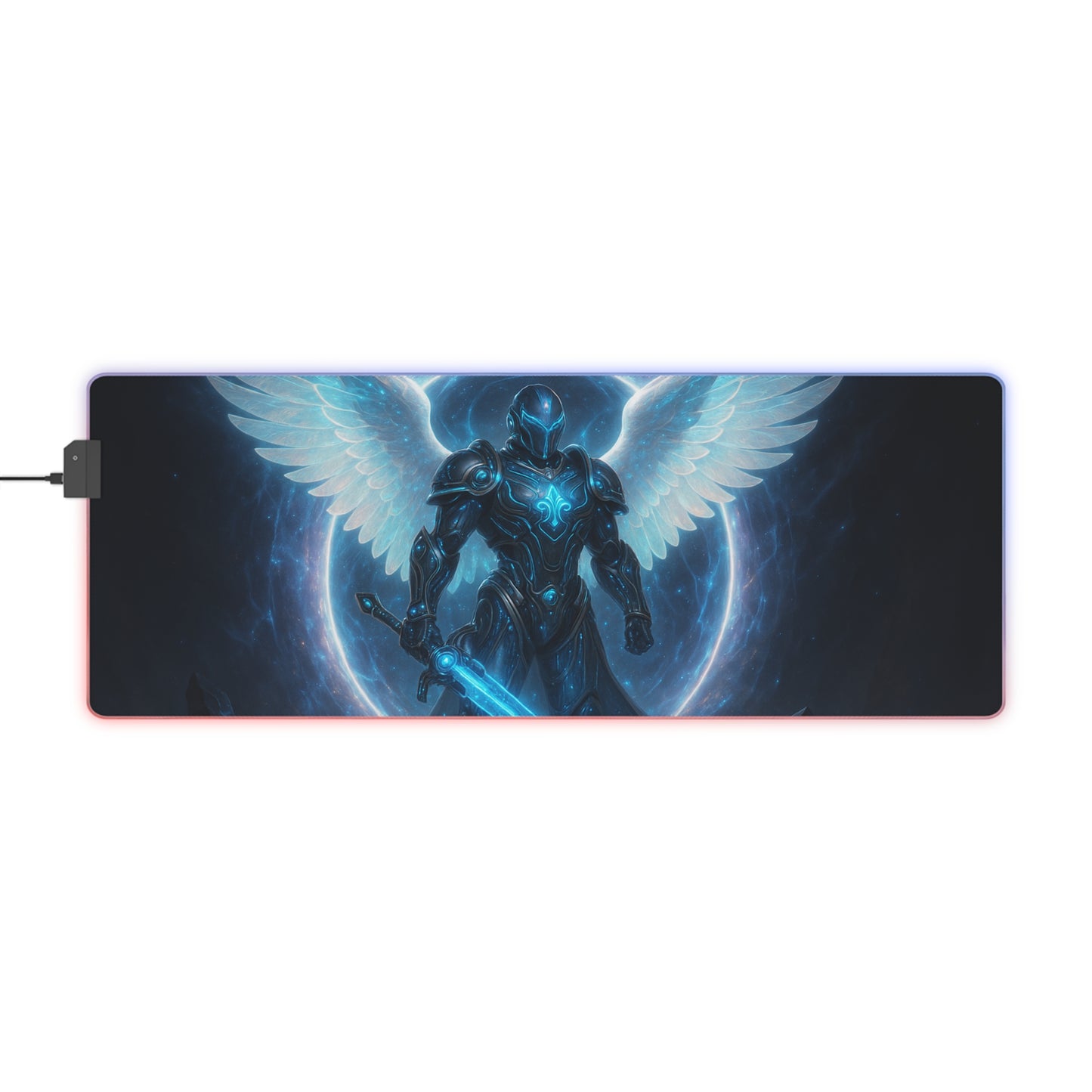 Illuminated Gaming Mouse Pad - RGB LED Desk Mat, Gamer Gift, Desk Decor, Video Game Accessories, Unique Office Supplies