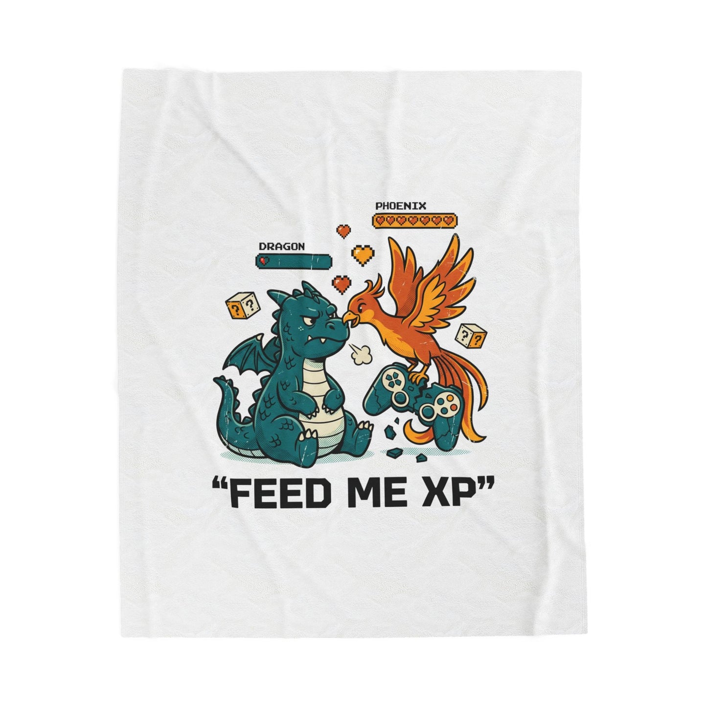 Feed Me XP Blanket | Crash Out meme, neon graffiti, meltdown aesthetic