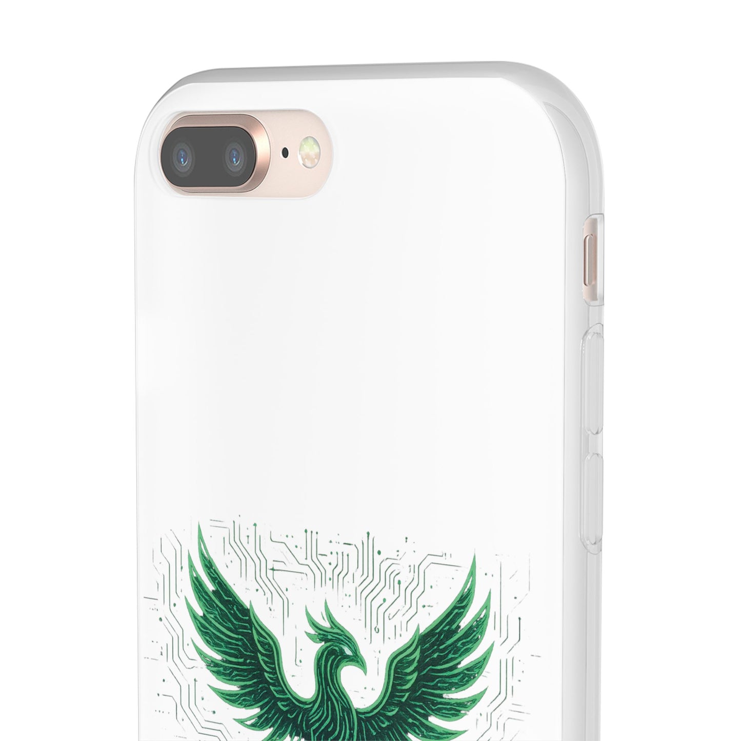 Phoenix Rising Flexi Case, Stylish Phone Cover, Trendy Tech Accessory, Gift for Tech Lovers, Unique Protector
