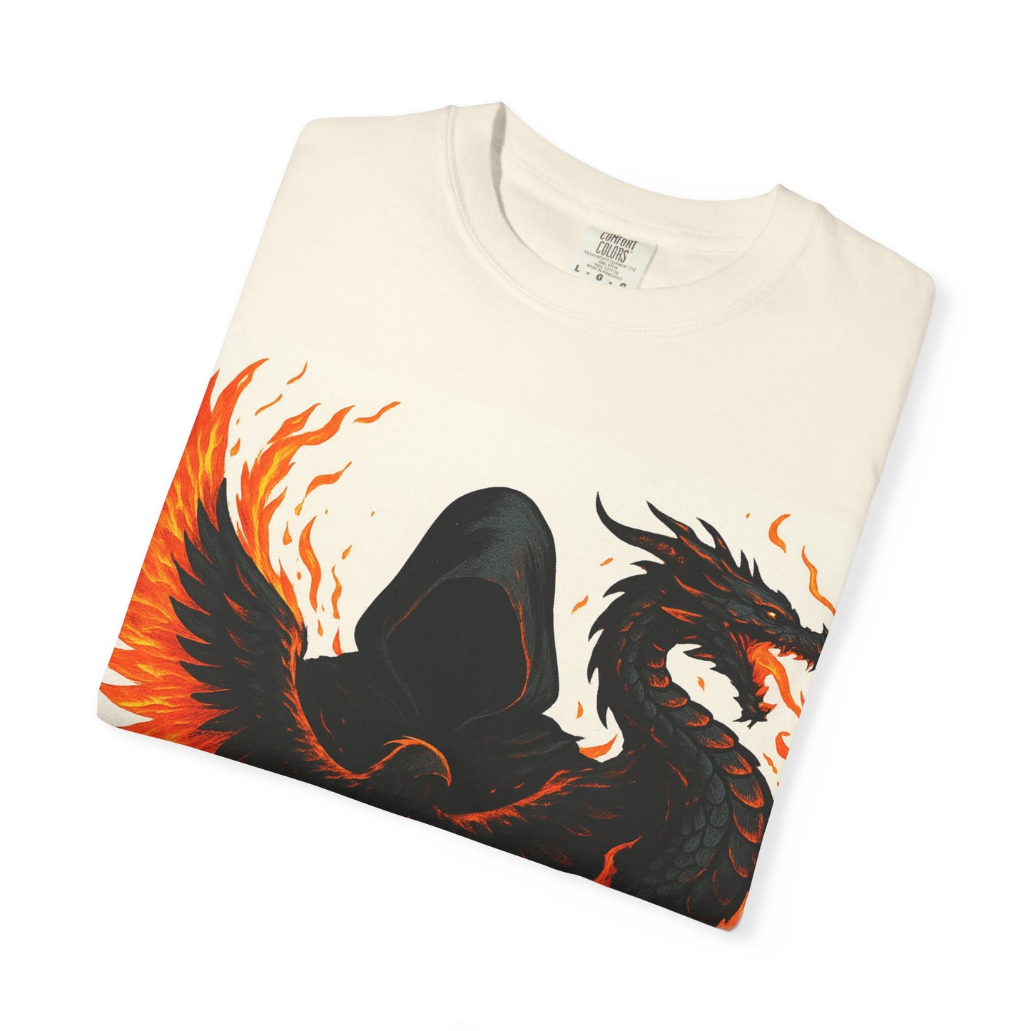Bold Dragon and Phoenix Graphic Tee, Unisex T-Shirt for Fantasy Lovers, Unique Gift for Birthdays, Casual Wear, Graphic Shirt