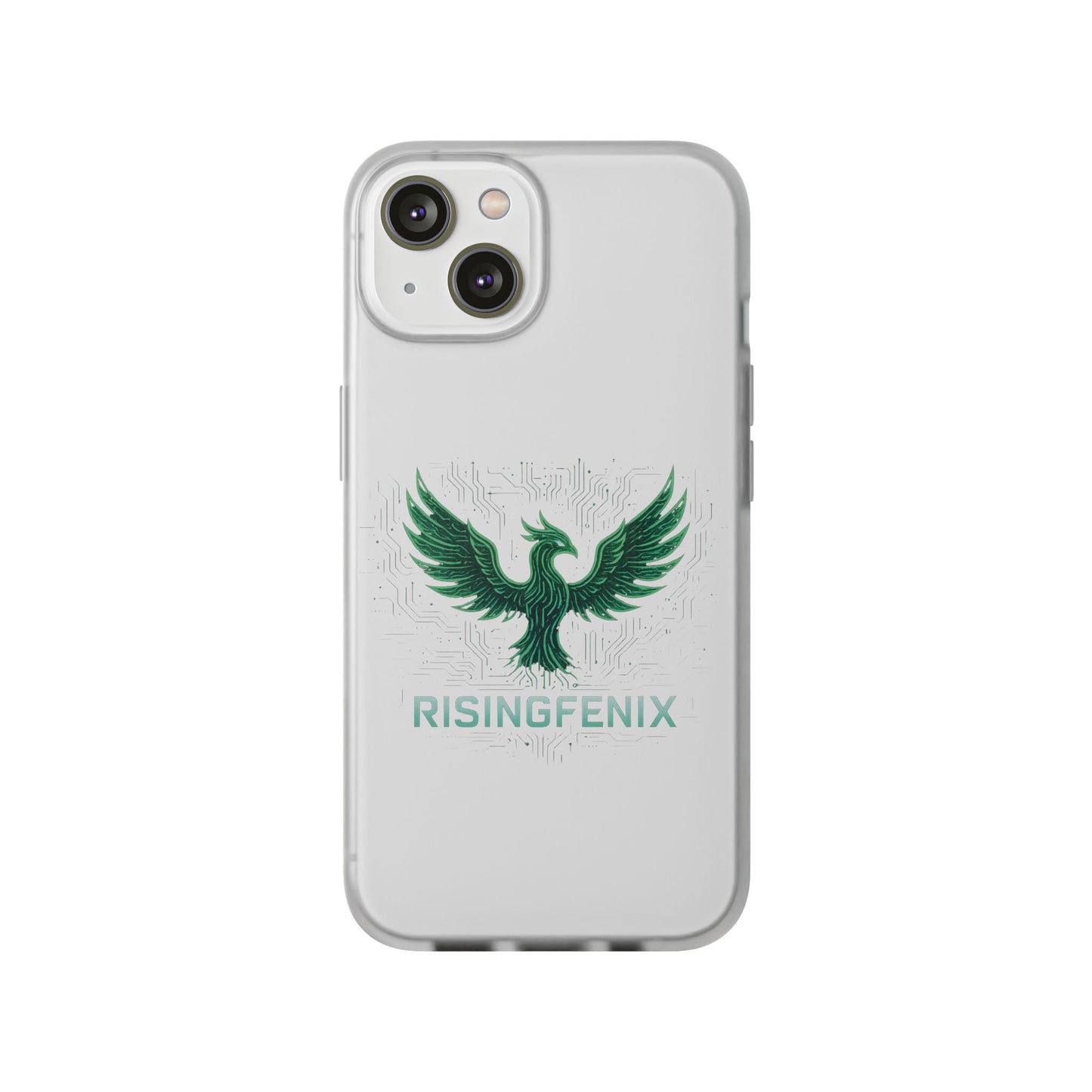 Phoenix Rising Flexi Case, Stylish Phone Cover, Trendy Tech Accessory, Gift for Tech Lovers, Unique Protector