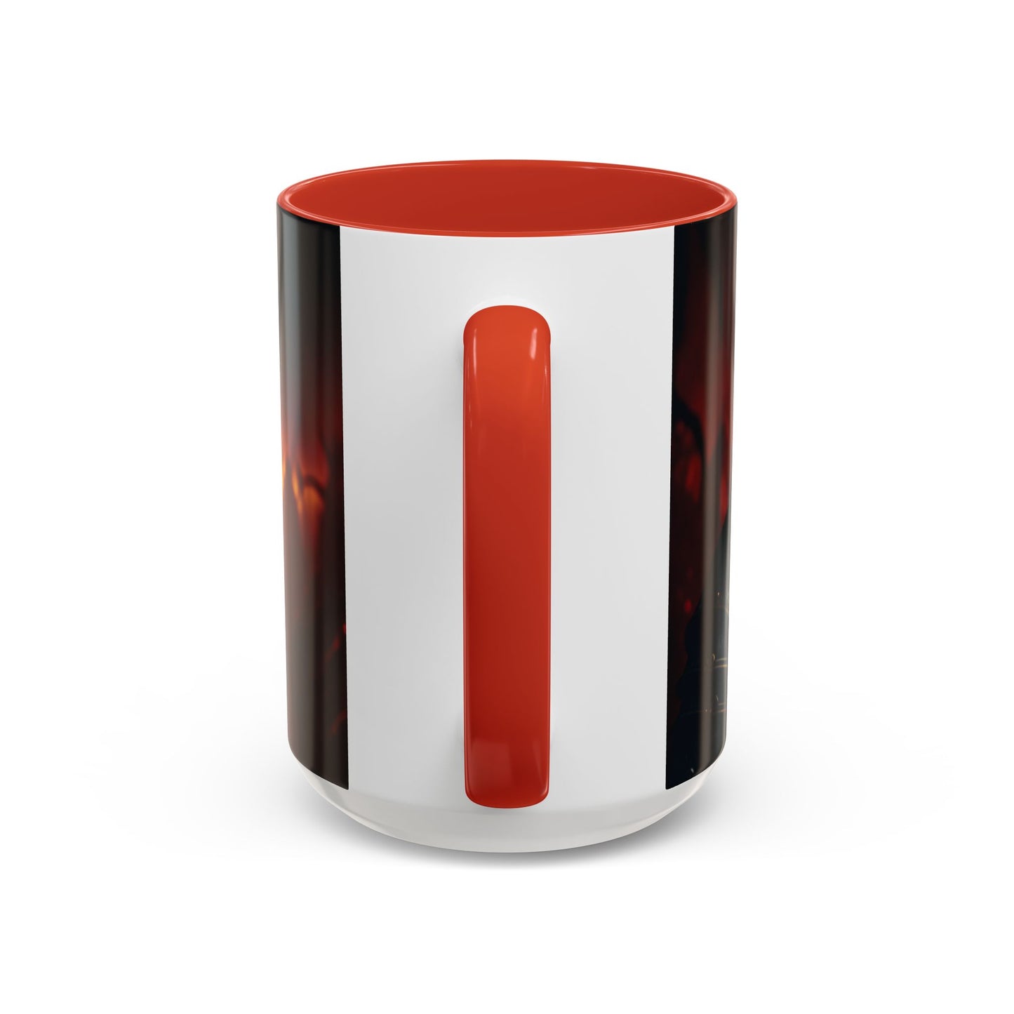 Fierce Knight Accent Coffee Mug | Unique Gift for Fantasy Lovers, Dark Aesthetic Decor, Gamer Essentials, Office Cup, Medieval Art