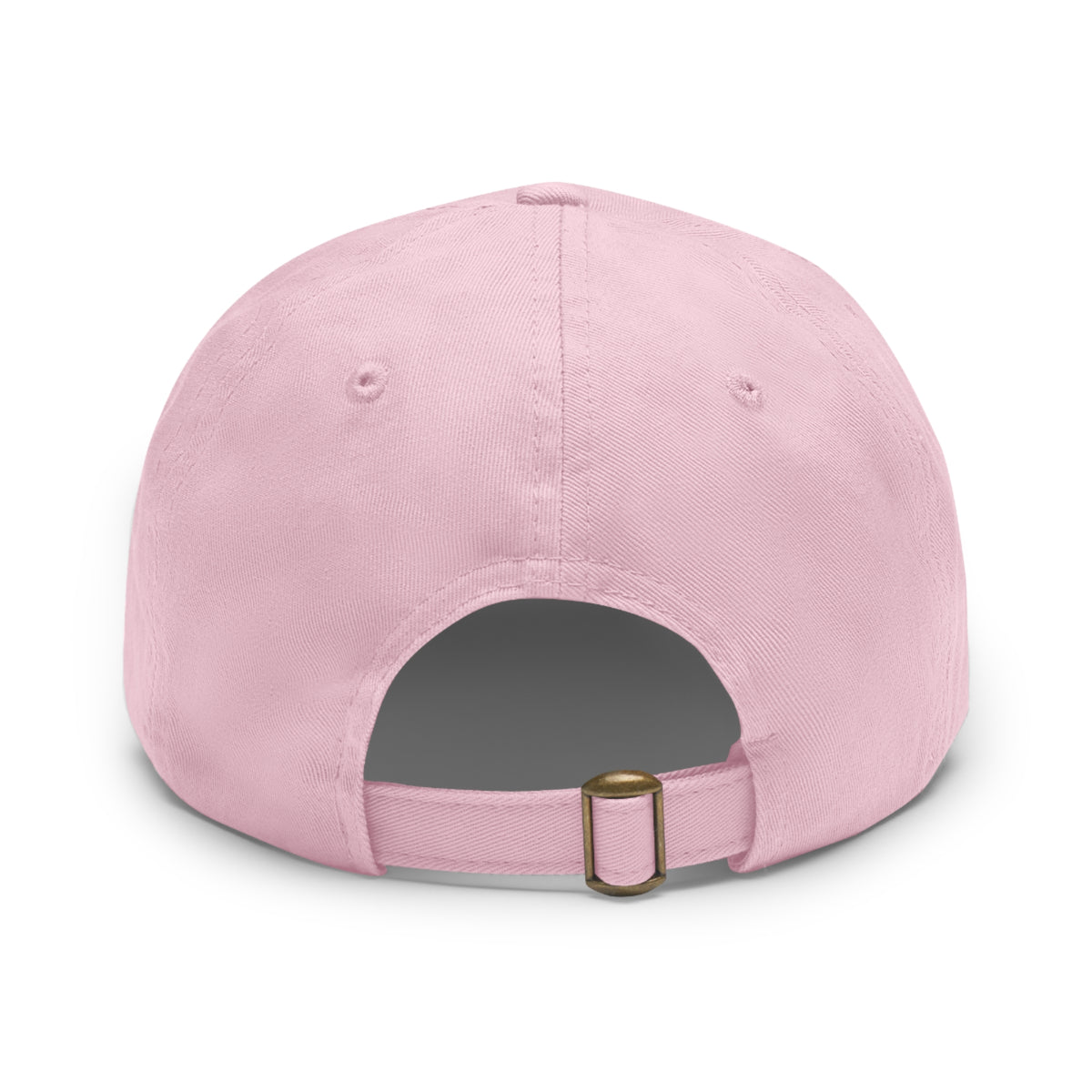 Ember Phoenix Leather Patch Dad Hat — Vintage Firebird Round Patch Cap