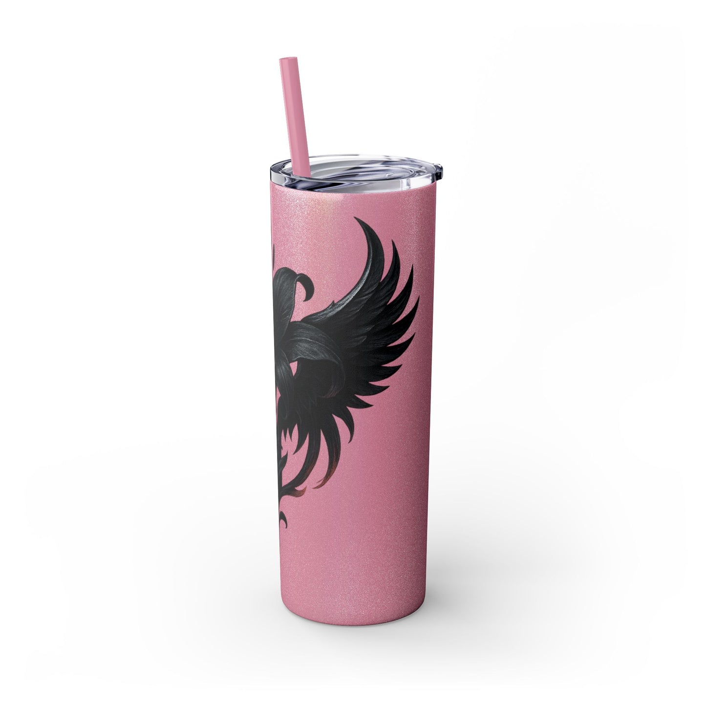 Elegant Black Floral Skinny Tumbler with Straw | Stylish Drinkware | Gift for Her, Travel Mug, Coffee Cup, Stylish Water Bottle, [...]