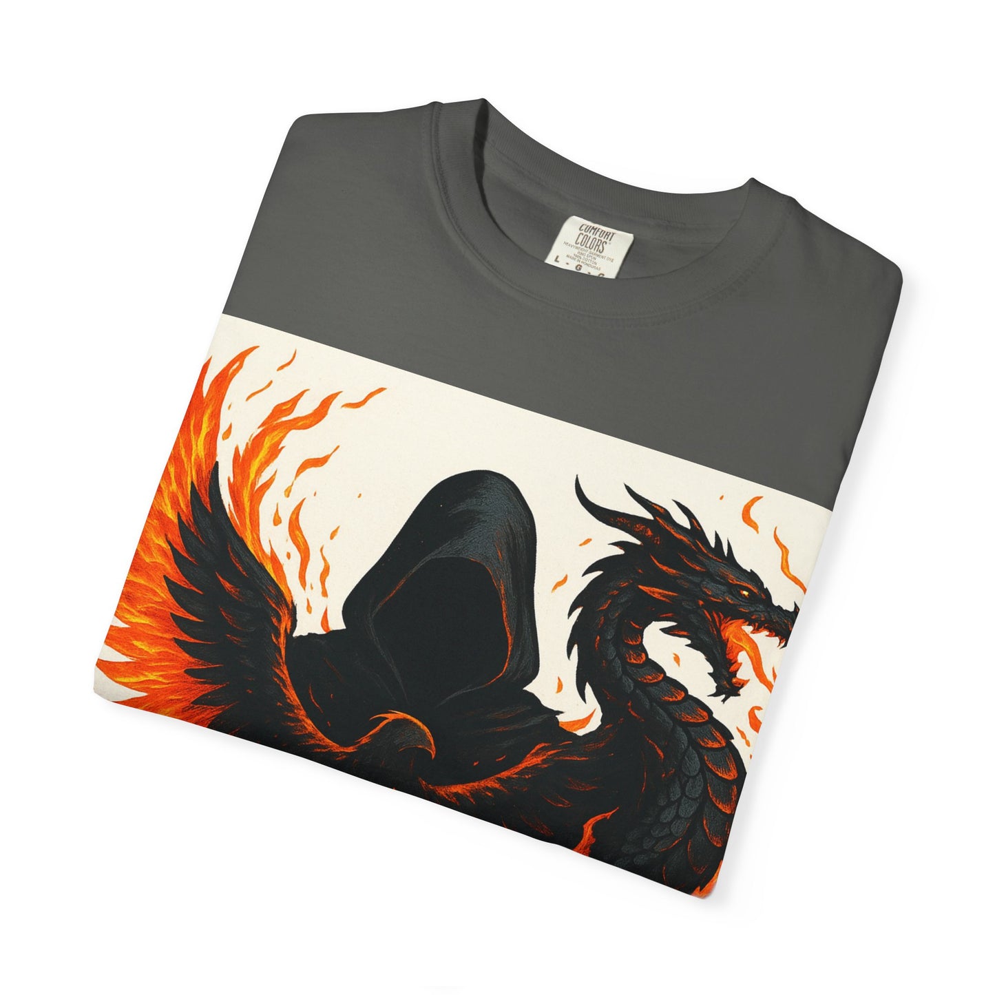 Bold Dragon and Phoenix Graphic Tee, Unisex T-Shirt for Fantasy Lovers, Unique Gift for Birthdays, Casual Wear, Graphic Shirt