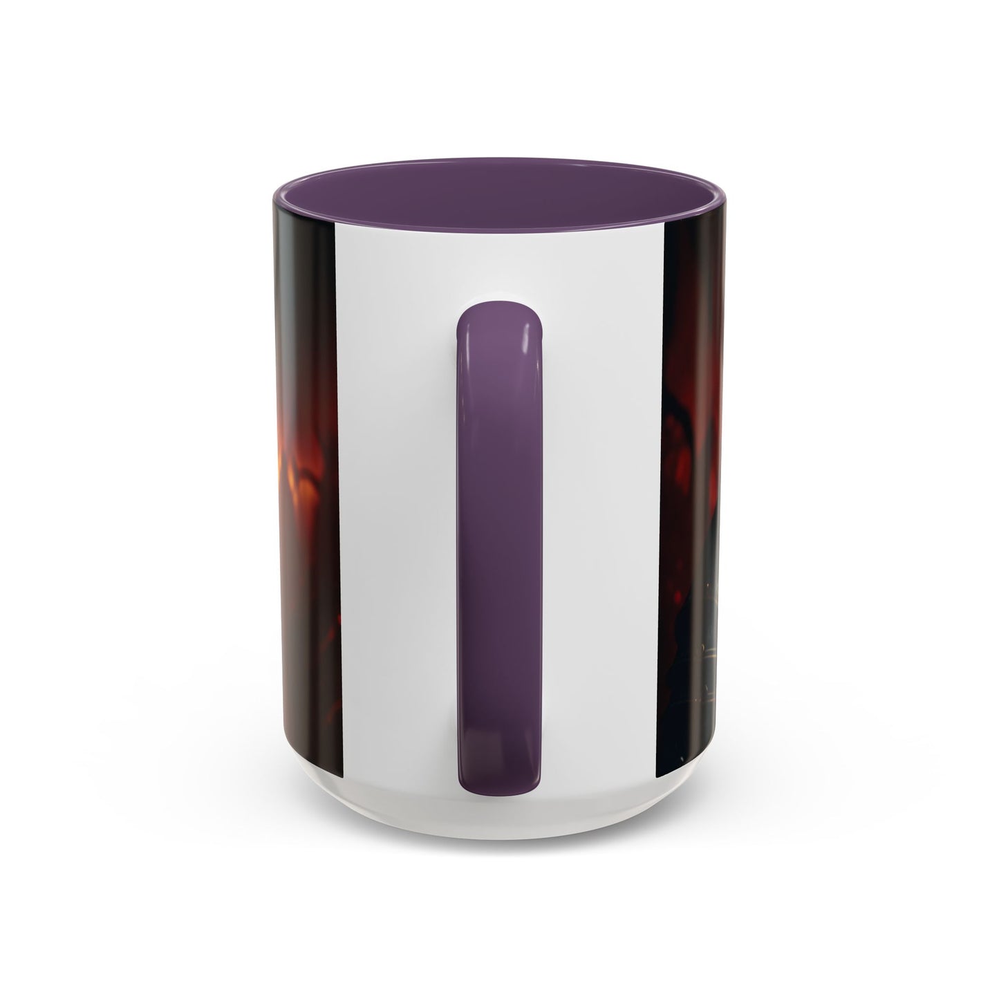 Fierce Knight Accent Coffee Mug | Unique Gift for Fantasy Lovers, Dark Aesthetic Decor, Gamer Essentials, Office Cup, Medieval Art