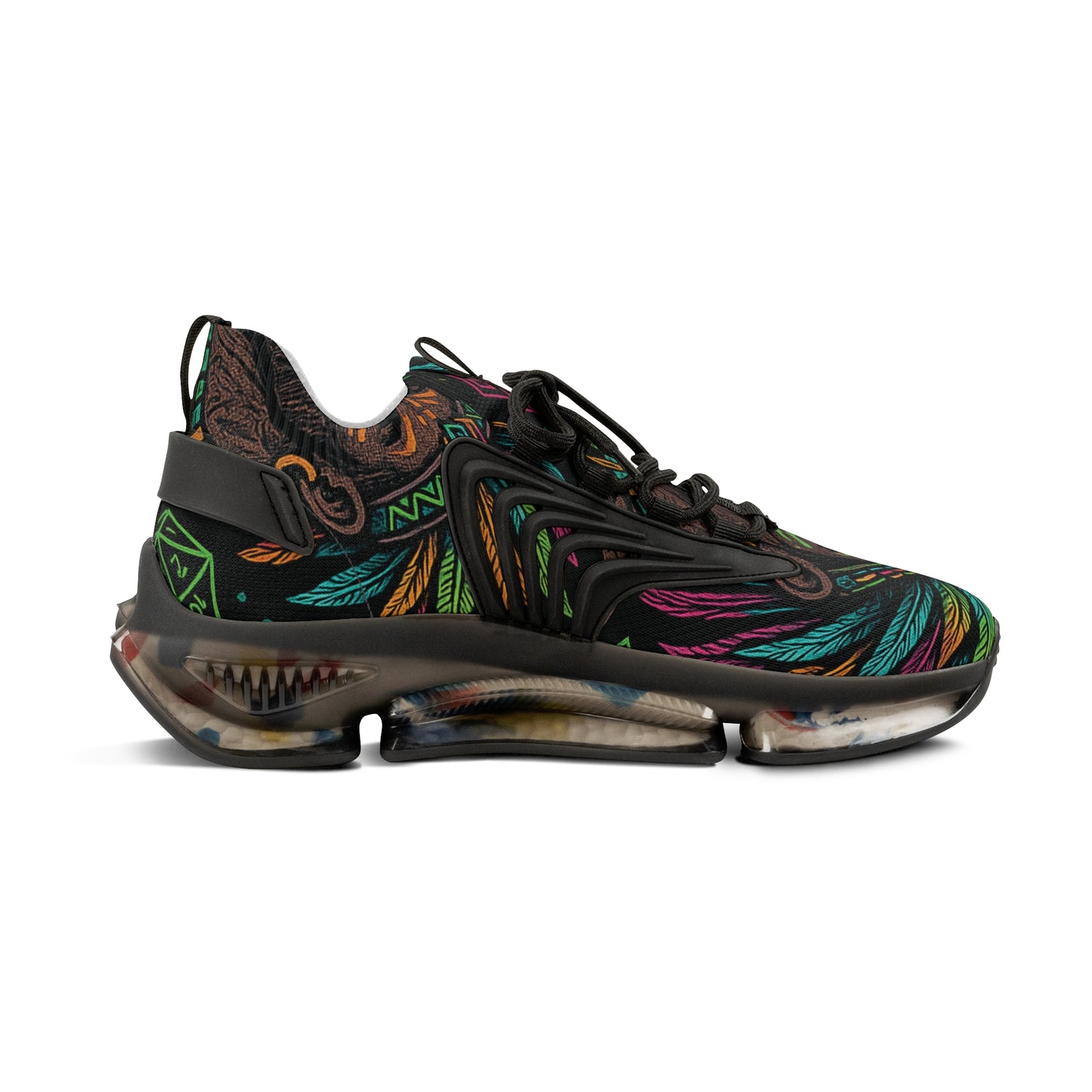 Colorful Men's Mesh Sneakers - Stylish Athletic Footwear for Active Lifestyle, Fashion Sneakers, Unique Running Shoes, Trendy Sports Shoes