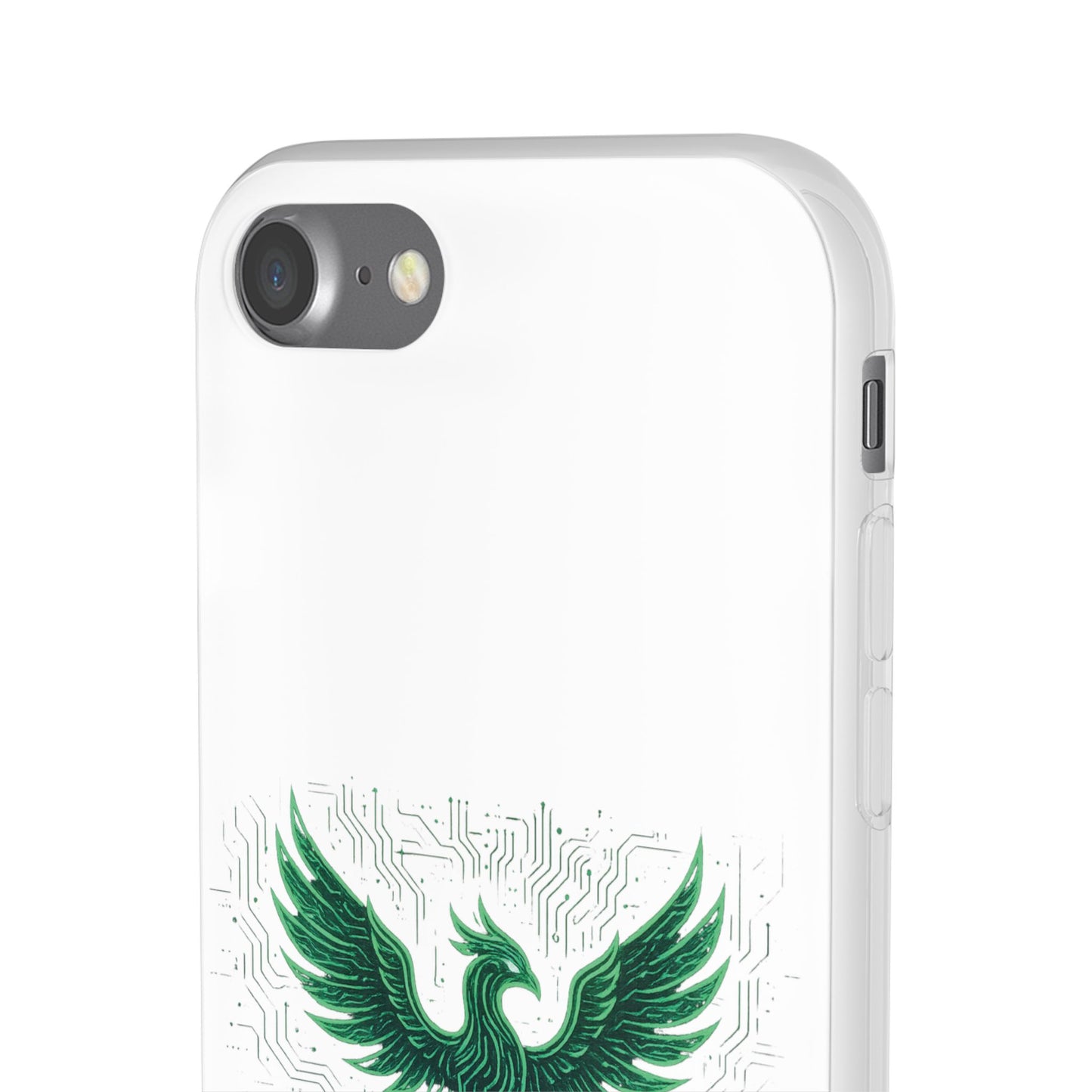 Phoenix Rising Flexi Case, Stylish Phone Cover, Trendy Tech Accessory, Gift for Tech Lovers, Unique Protector