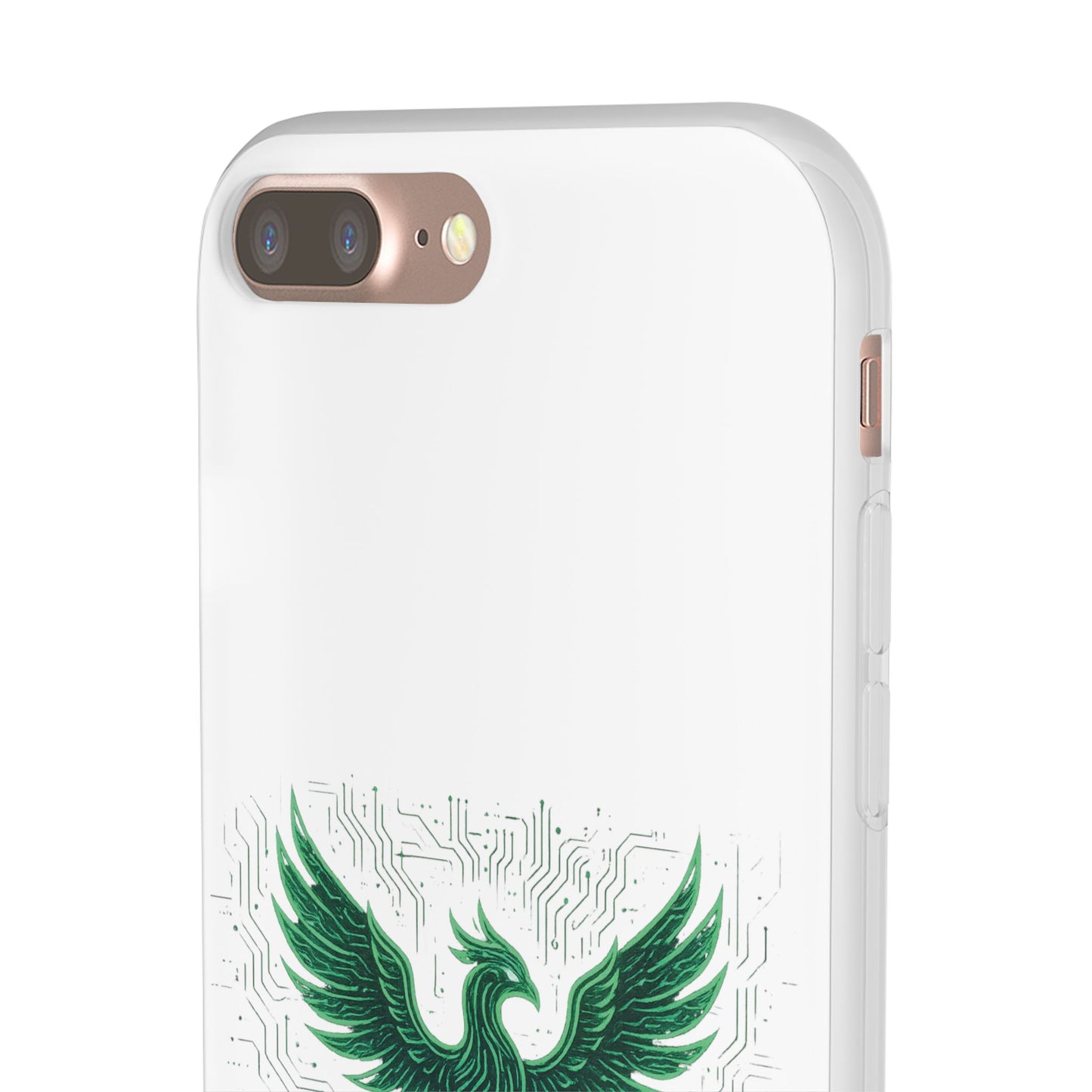Phoenix Rising Flexi Case, Stylish Phone Cover, Trendy Tech Accessory, Gift for Tech Lovers, Unique Protector