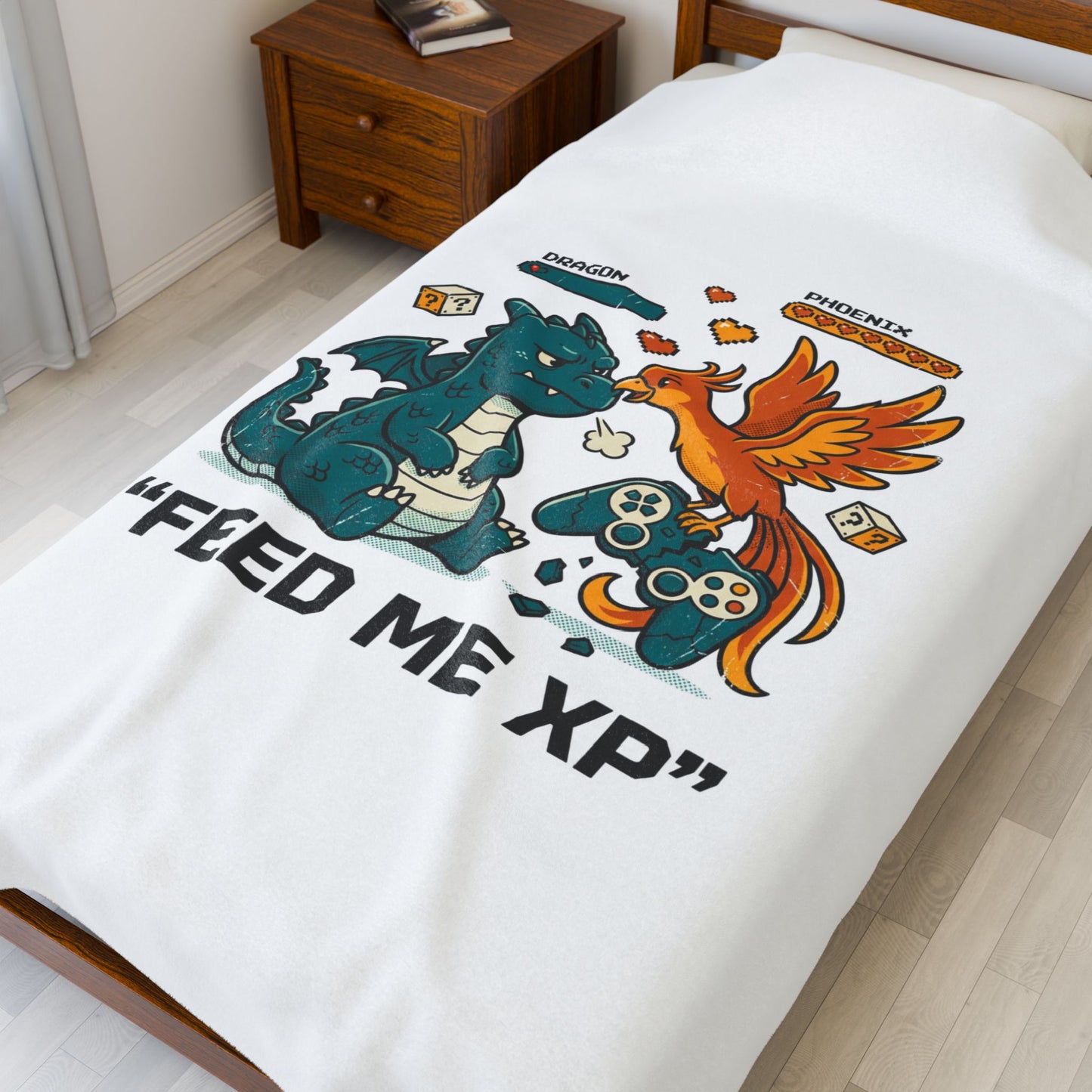 Feed Me XP Blanket | Crash Out meme, neon graffiti, meltdown aesthetic