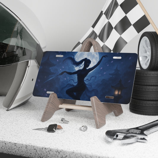 Gothic Art Vanity Plate, Unique License Plate, Decorative Car Accessory, Personalized Gift, Fantasy Vehicle Decor