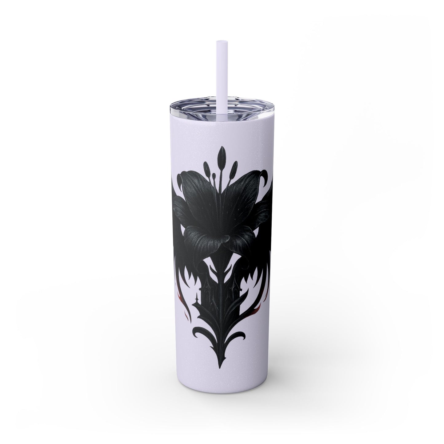 Elegant Black Floral Skinny Tumbler with Straw | Stylish Drinkware | Gift for Her, Travel Mug, Coffee Cup, Stylish Water Bottle, [...]
