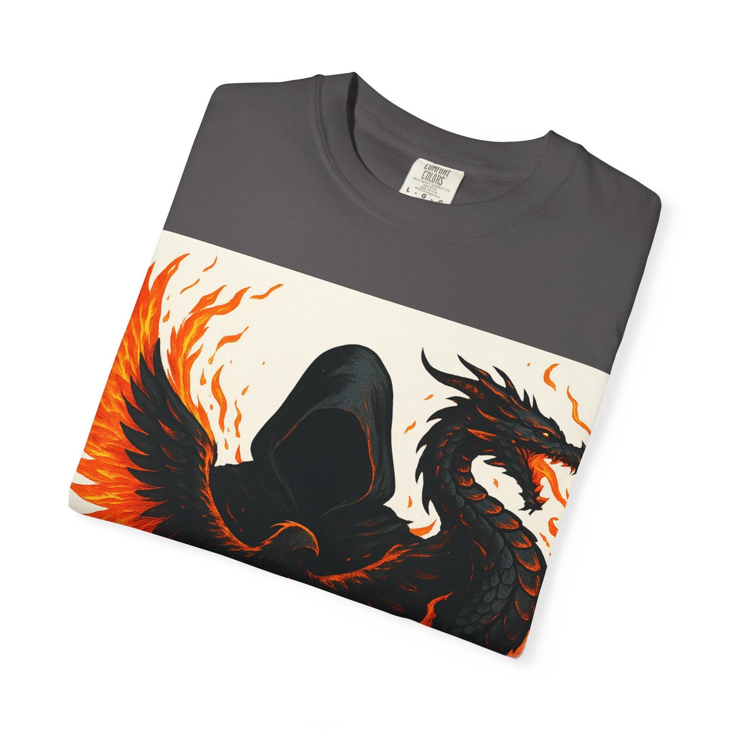 Bold Dragon and Phoenix Graphic Tee, Unisex T-Shirt for Fantasy Lovers, Unique Gift for Birthdays, Casual Wear, Graphic Shirt