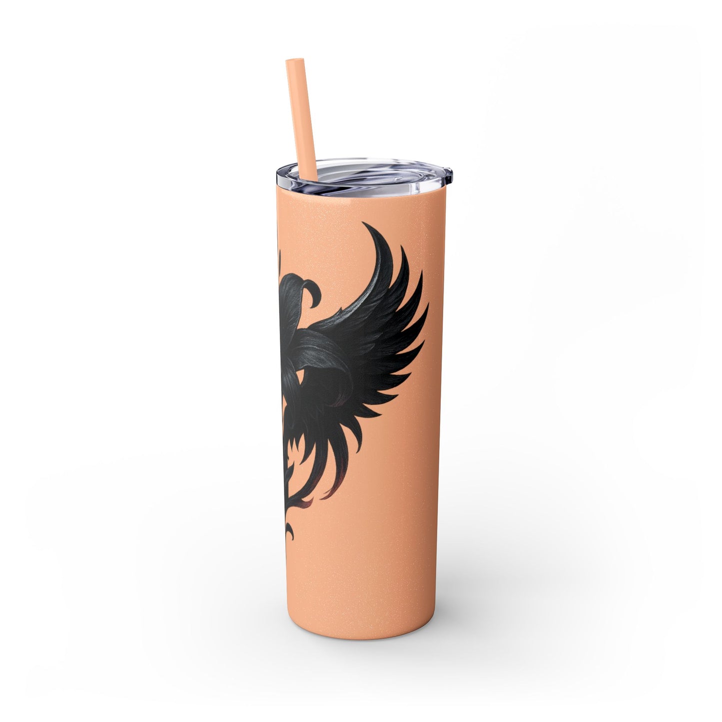 Elegant Black Floral Skinny Tumbler with Straw | Stylish Drinkware | Gift for Her, Travel Mug, Coffee Cup, Stylish Water Bottle, [...]