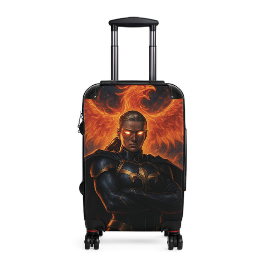 Fierce Fantasy Suitcase - Stylish Luggage for Travelers, Unique Travel Gear, Adventure Ready, Gift for Wanderlust