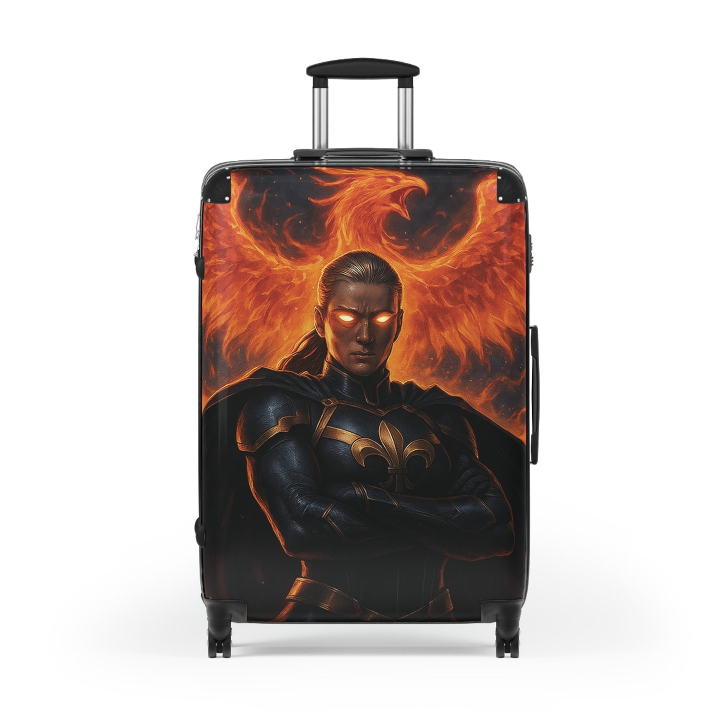 Fierce Fantasy Suitcase - Stylish Luggage for Travelers, Unique Travel Gear, Adventure Ready, Gift for Wanderlust