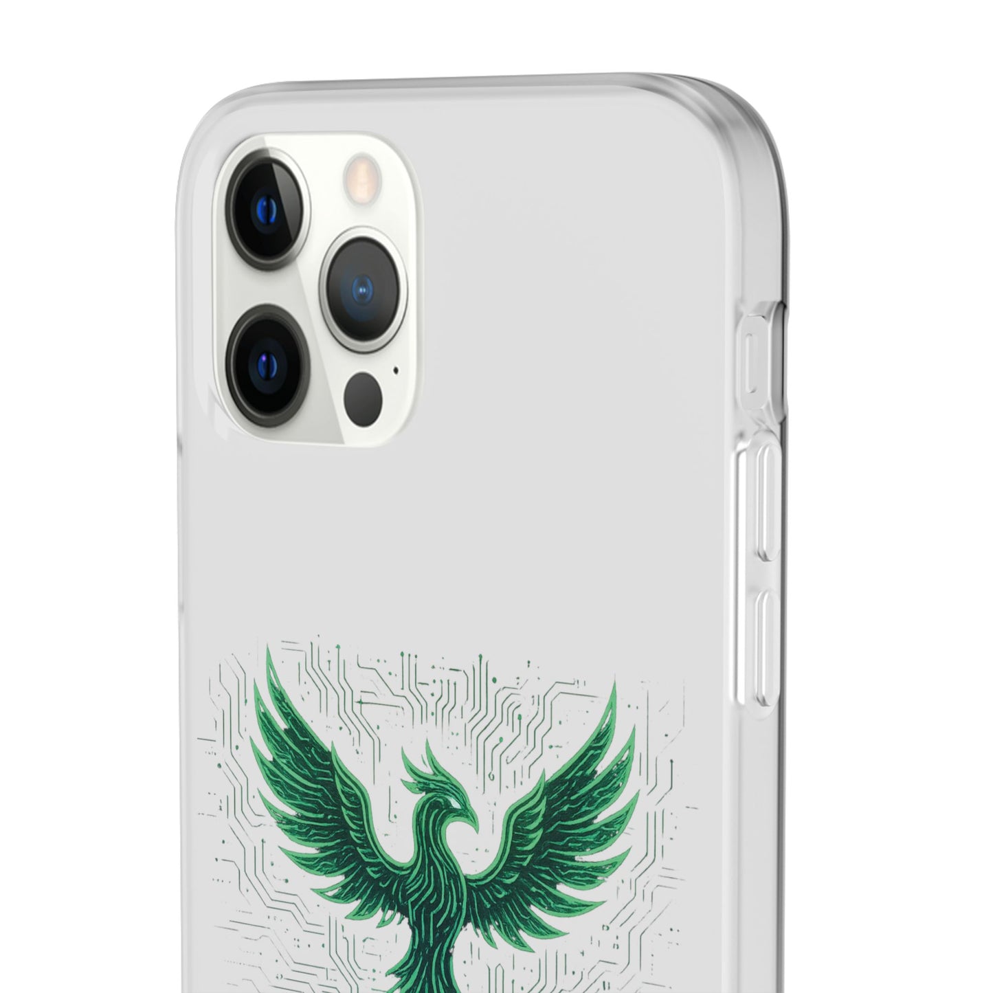 Phoenix Rising Flexi Case, Stylish Phone Cover, Trendy Tech Accessory, Gift for Tech Lovers, Unique Protector