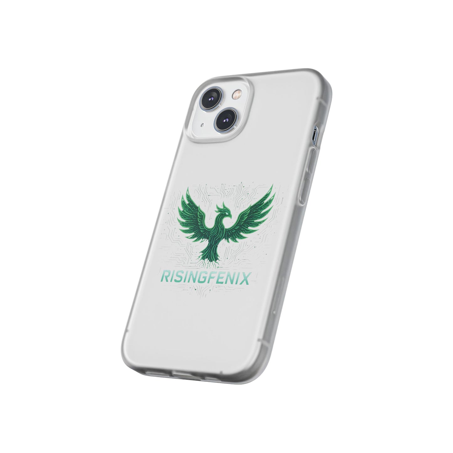 Phoenix Rising Flexi Case, Stylish Phone Cover, Trendy Tech Accessory, Gift for Tech Lovers, Unique Protector