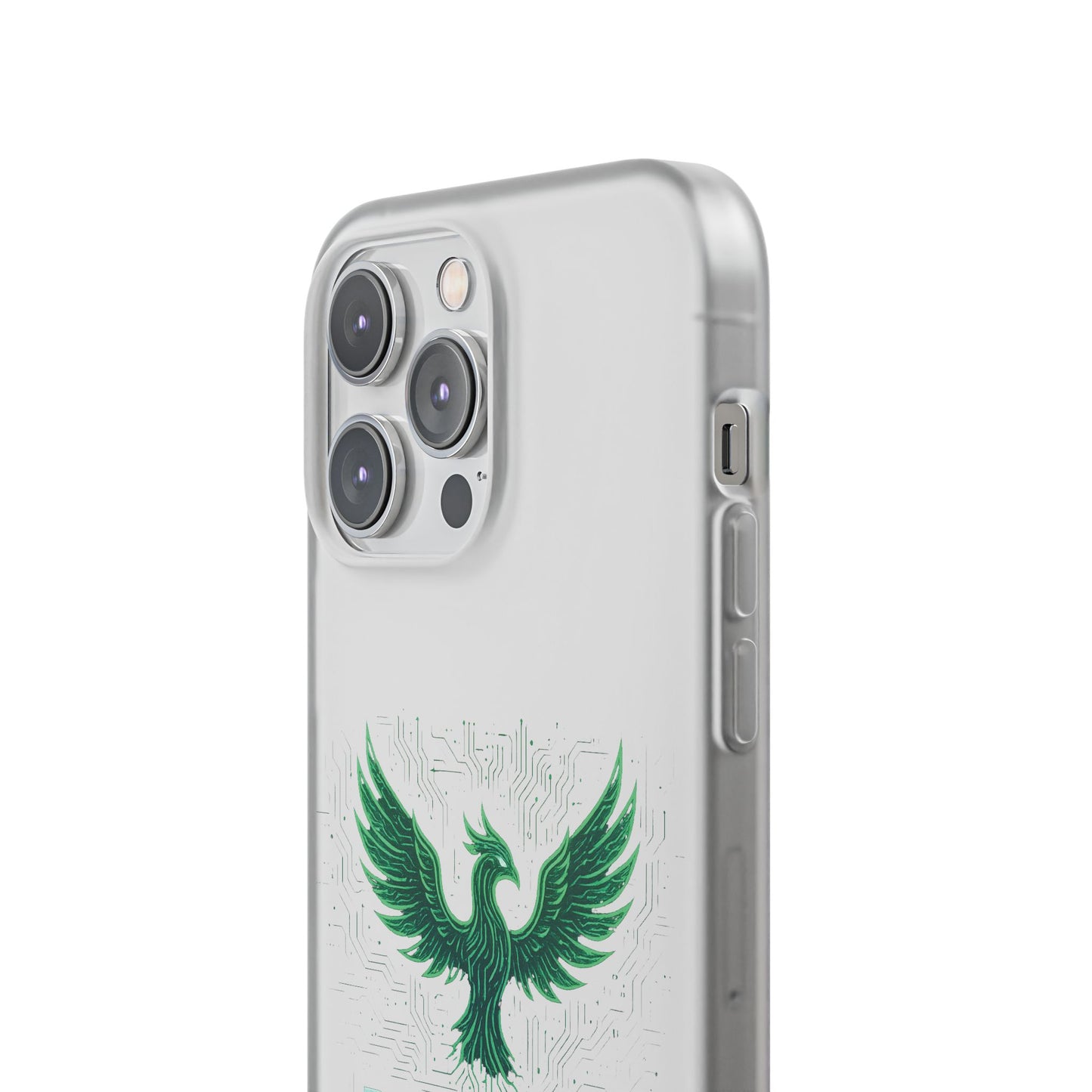 Phoenix Rising Flexi Case, Stylish Phone Cover, Trendy Tech Accessory, Gift for Tech Lovers, Unique Protector