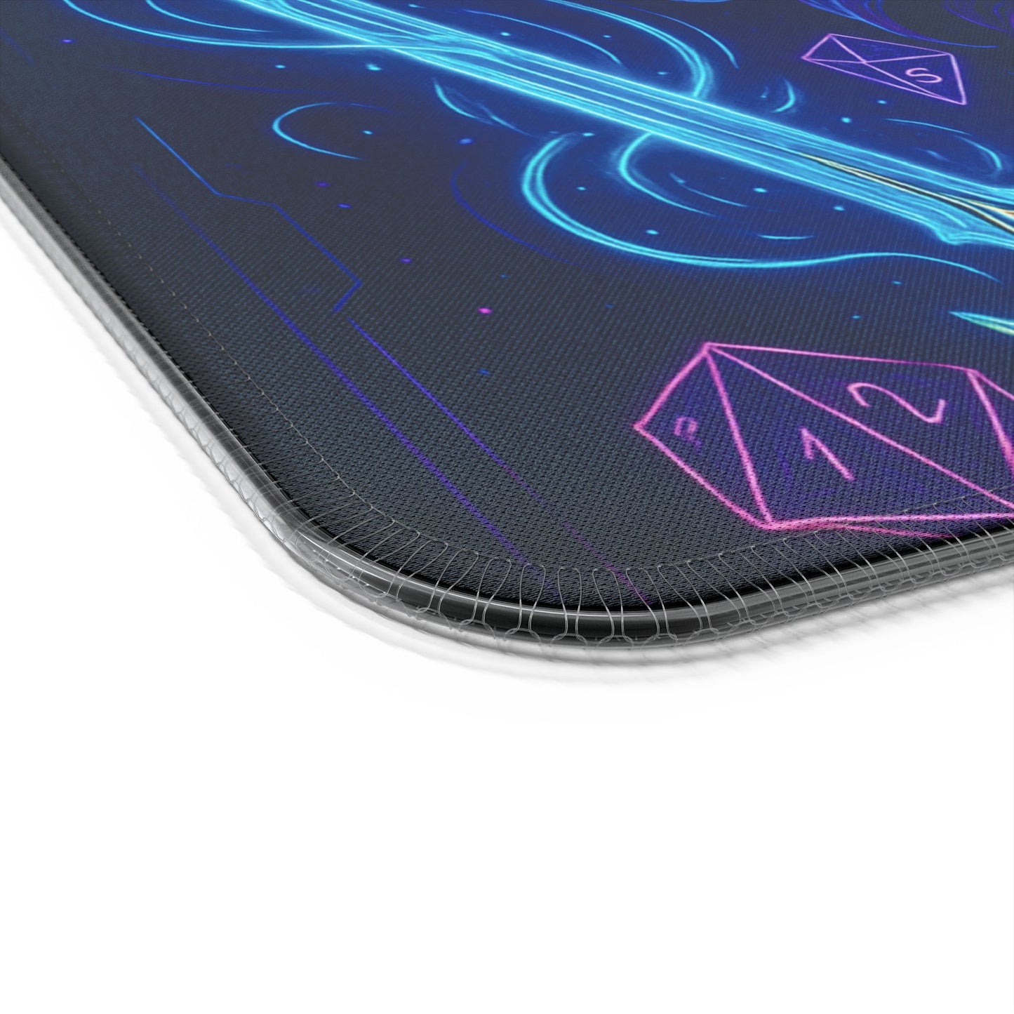 LED Gaming Mouse Pad, Wireless Charging, RGB Backlight, Computer Desk Accessories, Gaming Gifts, PC Setup Decor