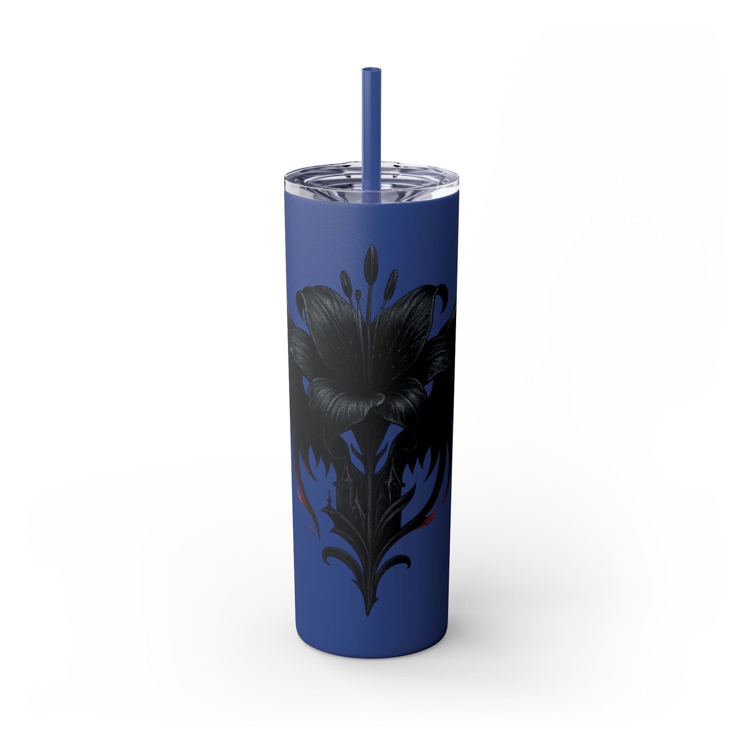 Elegant Black Floral Skinny Tumbler with Straw | Stylish Drinkware | Gift for Her, Travel Mug, Coffee Cup, Stylish Water Bottle, [...]