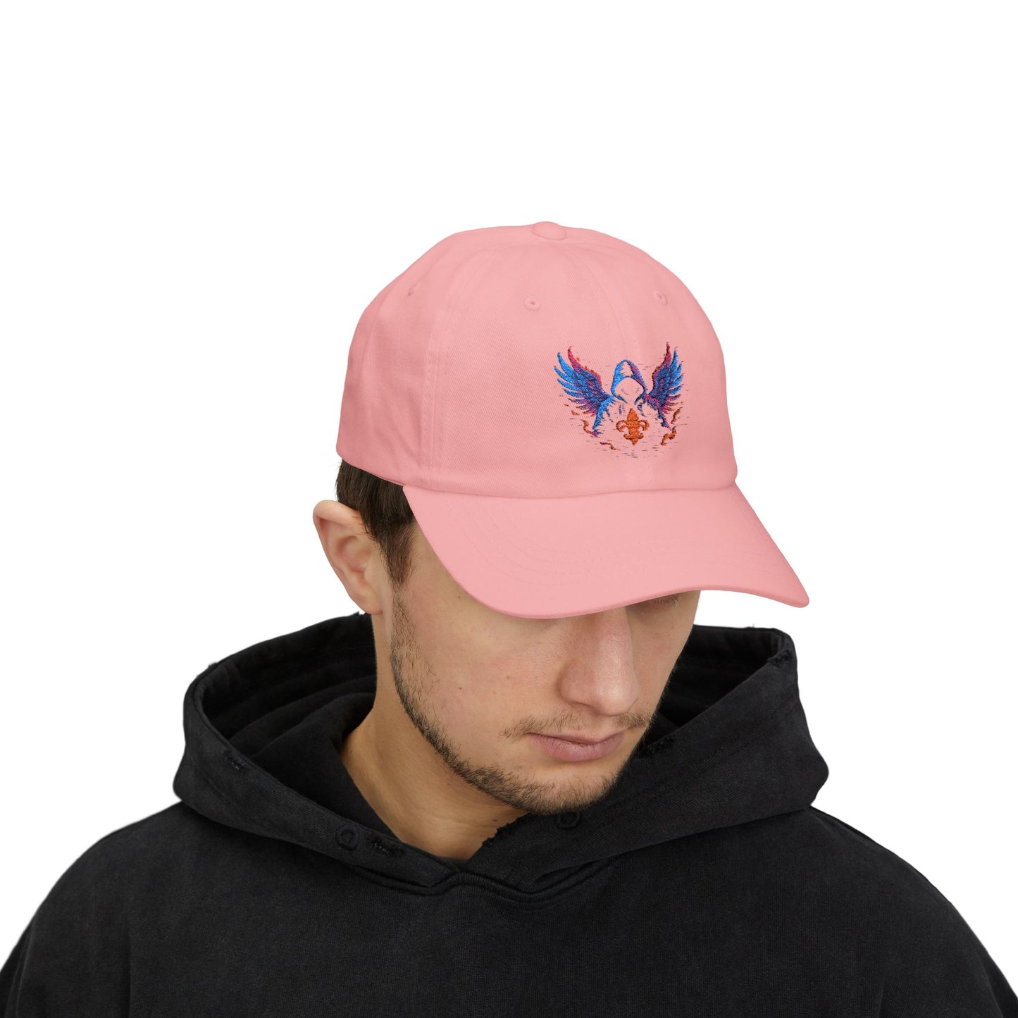 Classic Dad Cap with Colorful Wings Design, Casual Hat Gift for Father's Day, Father’s Day Gift, Trendy Cap for Men, Fashionable Accessories