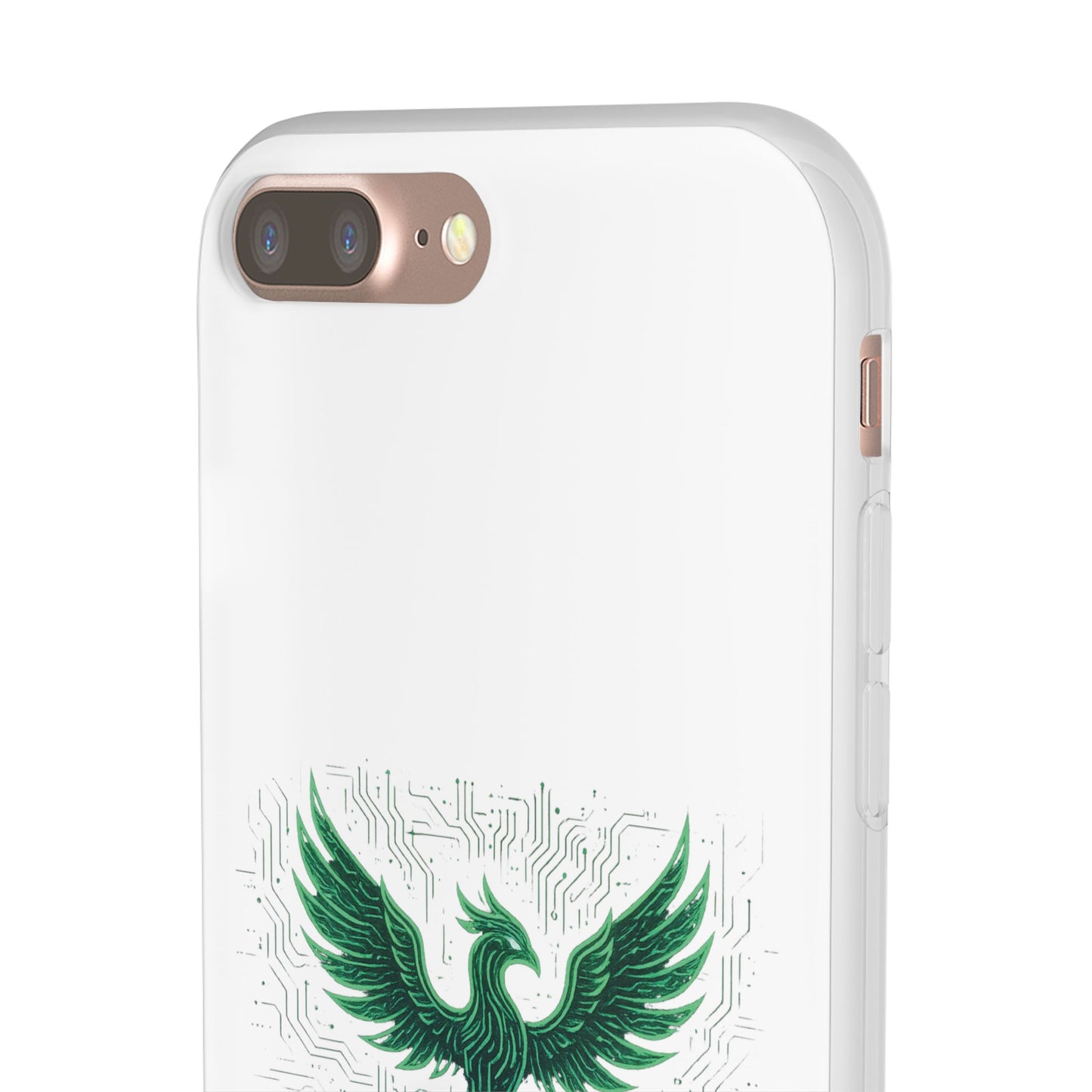 Phoenix Rising Flexi Case, Stylish Phone Cover, Trendy Tech Accessory, Gift for Tech Lovers, Unique Protector