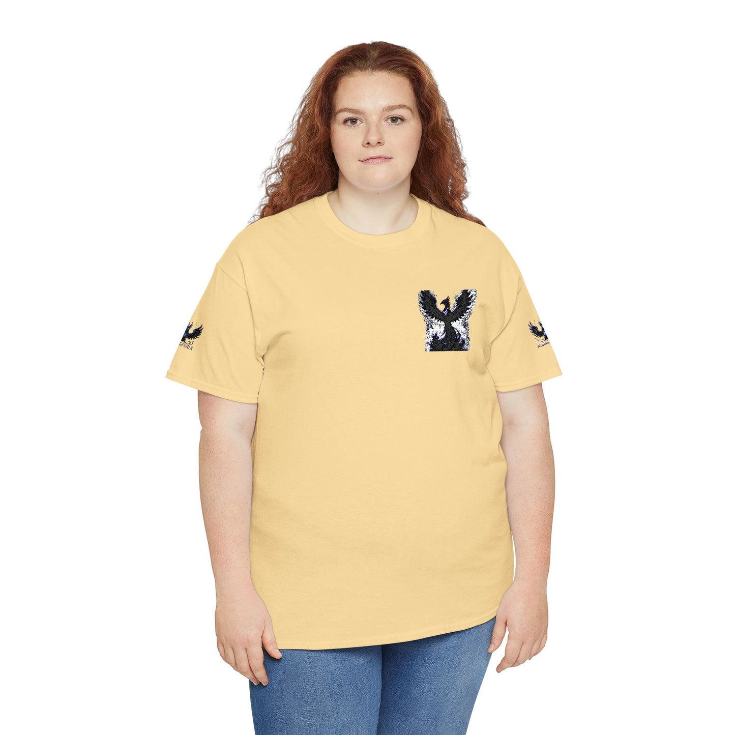 Sparkly Sequin Accent Unisex Heavy Cotton Tee, Casual T-Shirt for Everyday Wear, Gift for Friends, Birthday, Holiday Parties