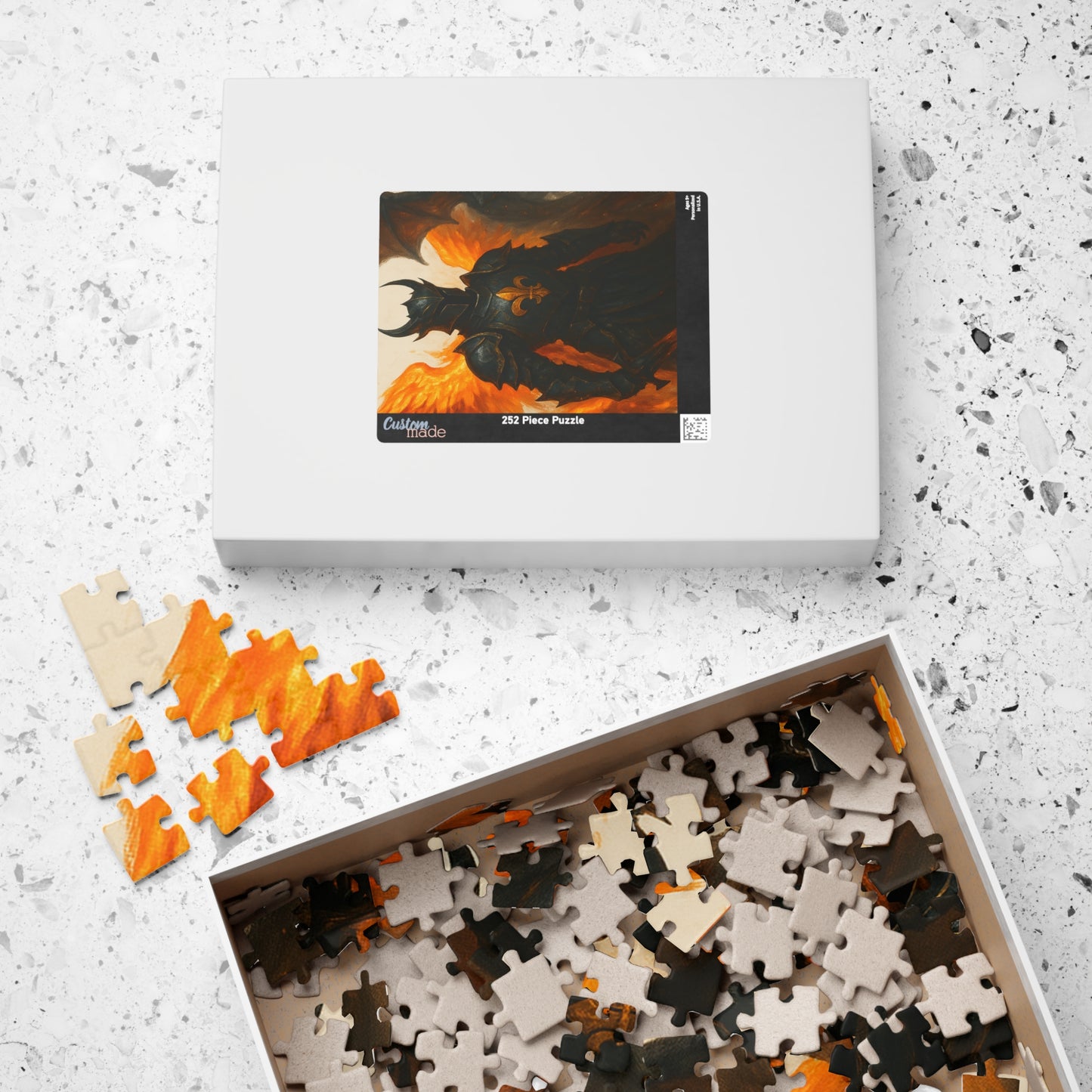 Fantasy Dragon Puzzle - 110, 252, 520, 1014-piece | Magical Gift, Game Night, Home Decor, Family Fun, Challenge Your Mind