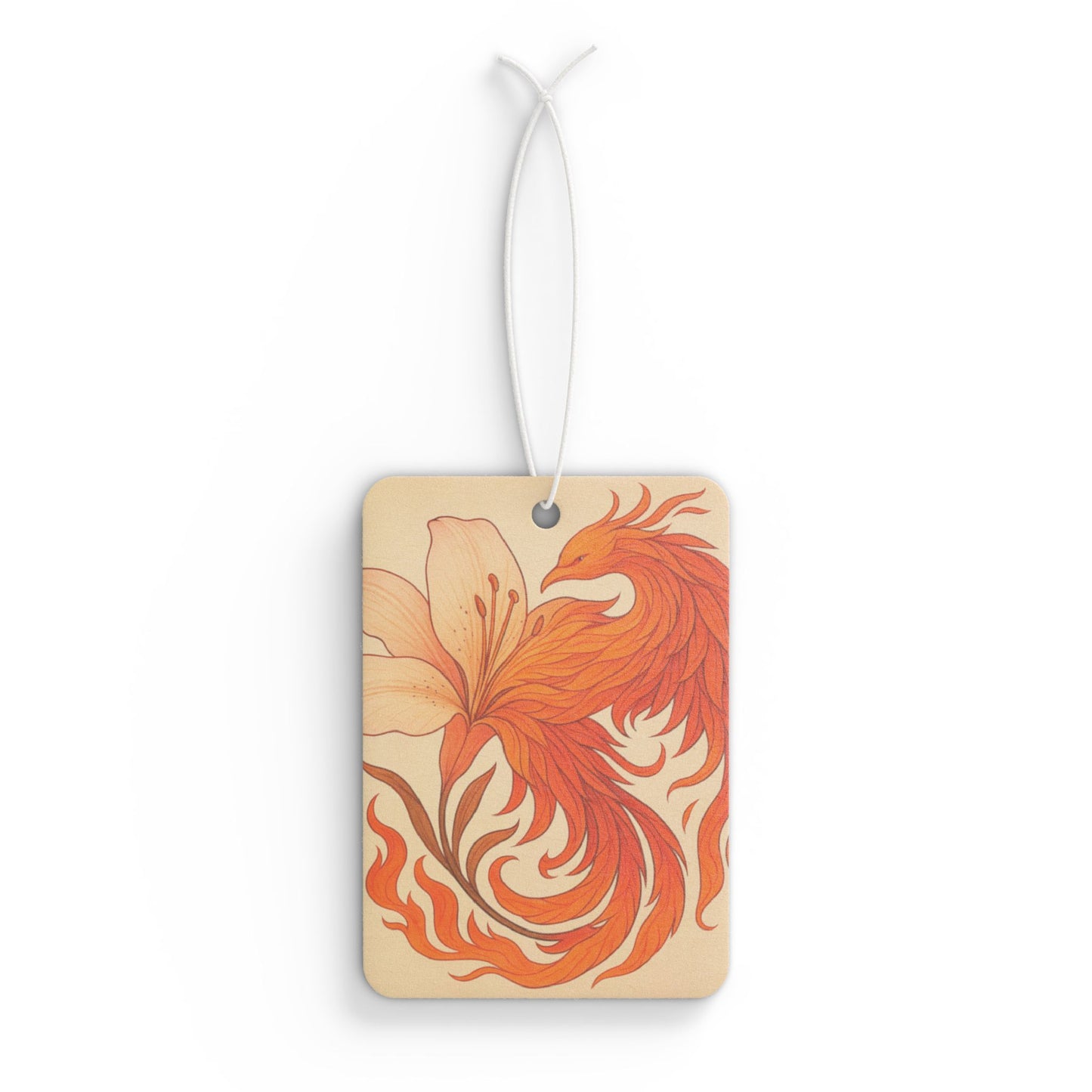 Phoenix Blossom Car Air Freshener, Aromatic Car Décor, Unique Gift for Teens, Home Fragrance, Road Trip Essentials
