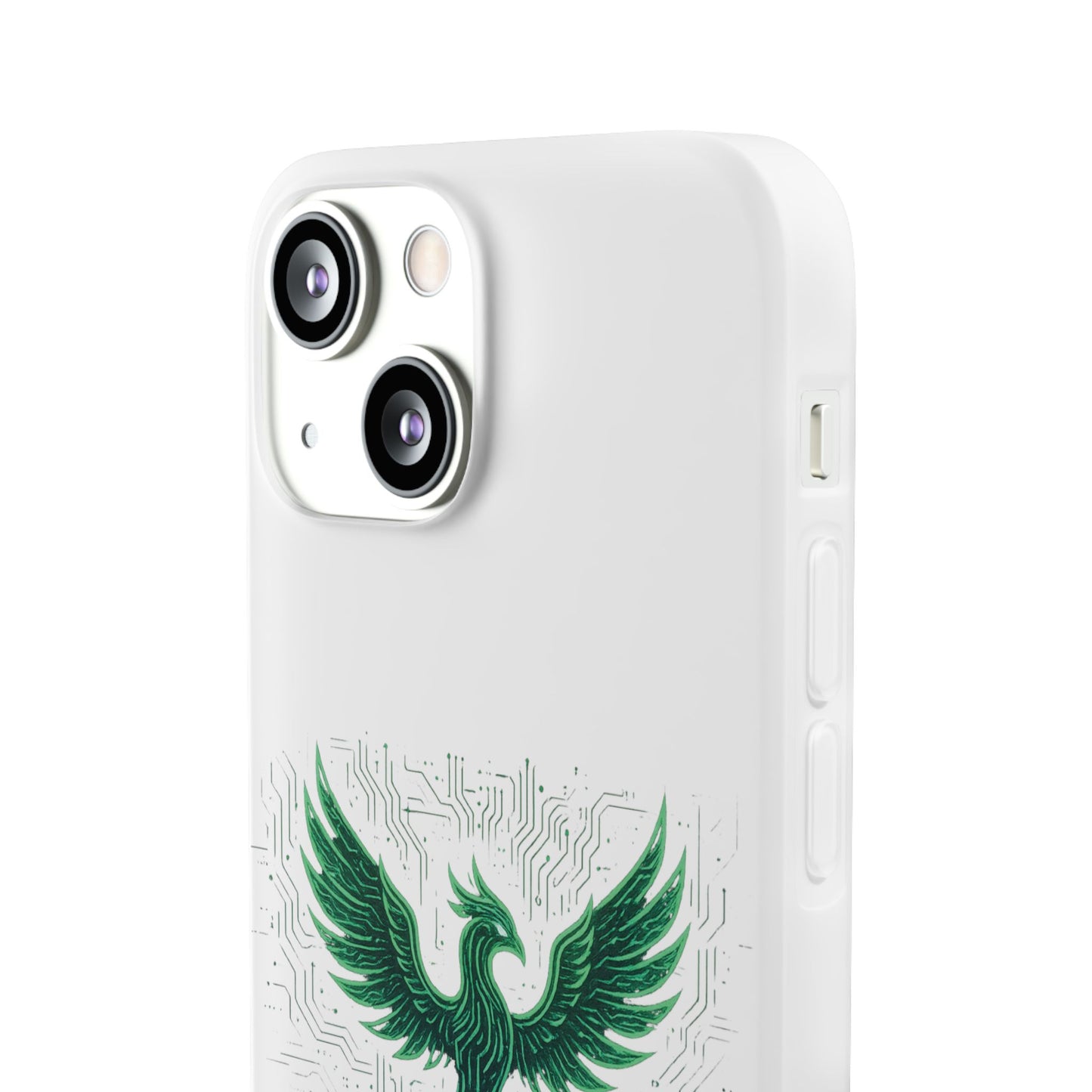 Phoenix Rising Flexi Case, Stylish Phone Cover, Trendy Tech Accessory, Gift for Tech Lovers, Unique Protector