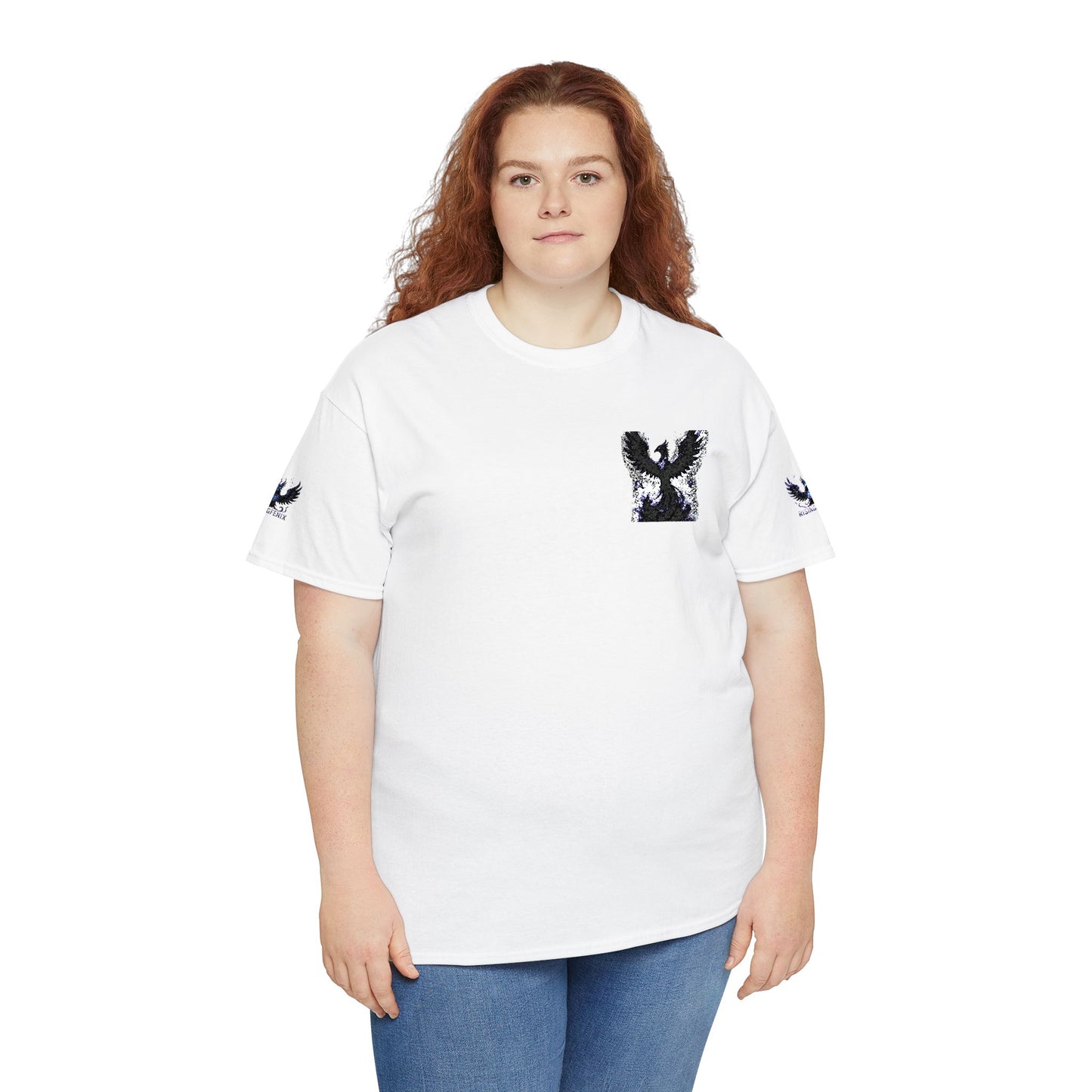 Sparkly Sequin Accent Unisex Heavy Cotton Tee, Casual T-Shirt for Everyday Wear, Gift for Friends, Birthday, Holiday Parties