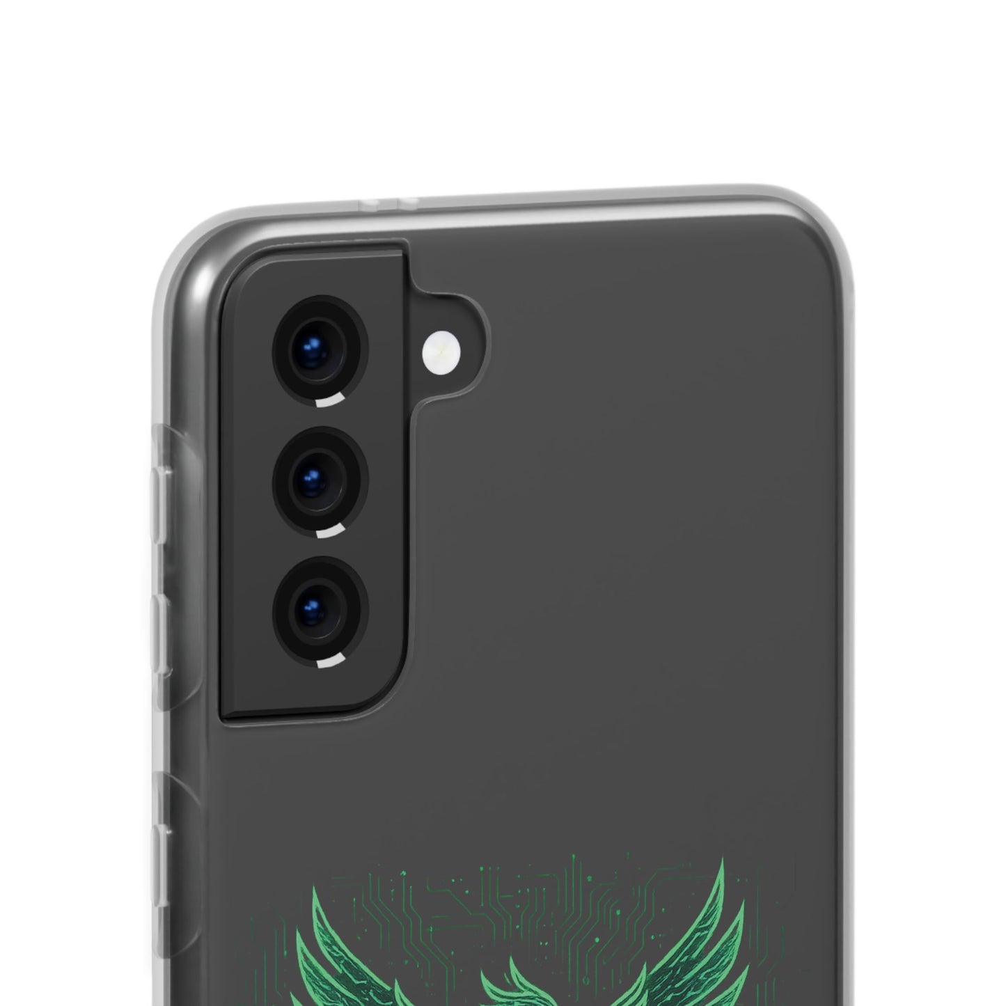 Phoenix Rising Flexi Case, Stylish Phone Cover, Trendy Tech Accessory, Gift for Tech Lovers, Unique Protector