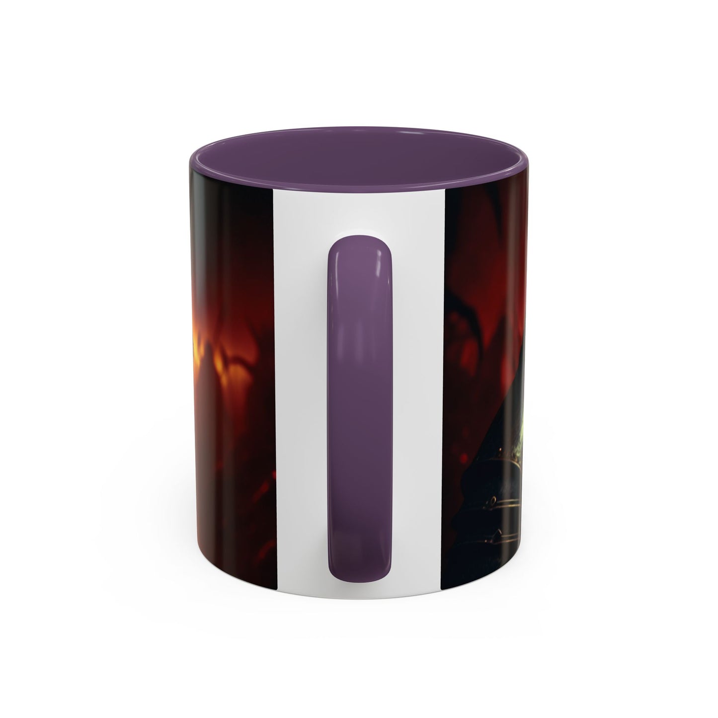 Fierce Knight Accent Coffee Mug | Unique Gift for Fantasy Lovers, Dark Aesthetic Decor, Gamer Essentials, Office Cup, Medieval Art