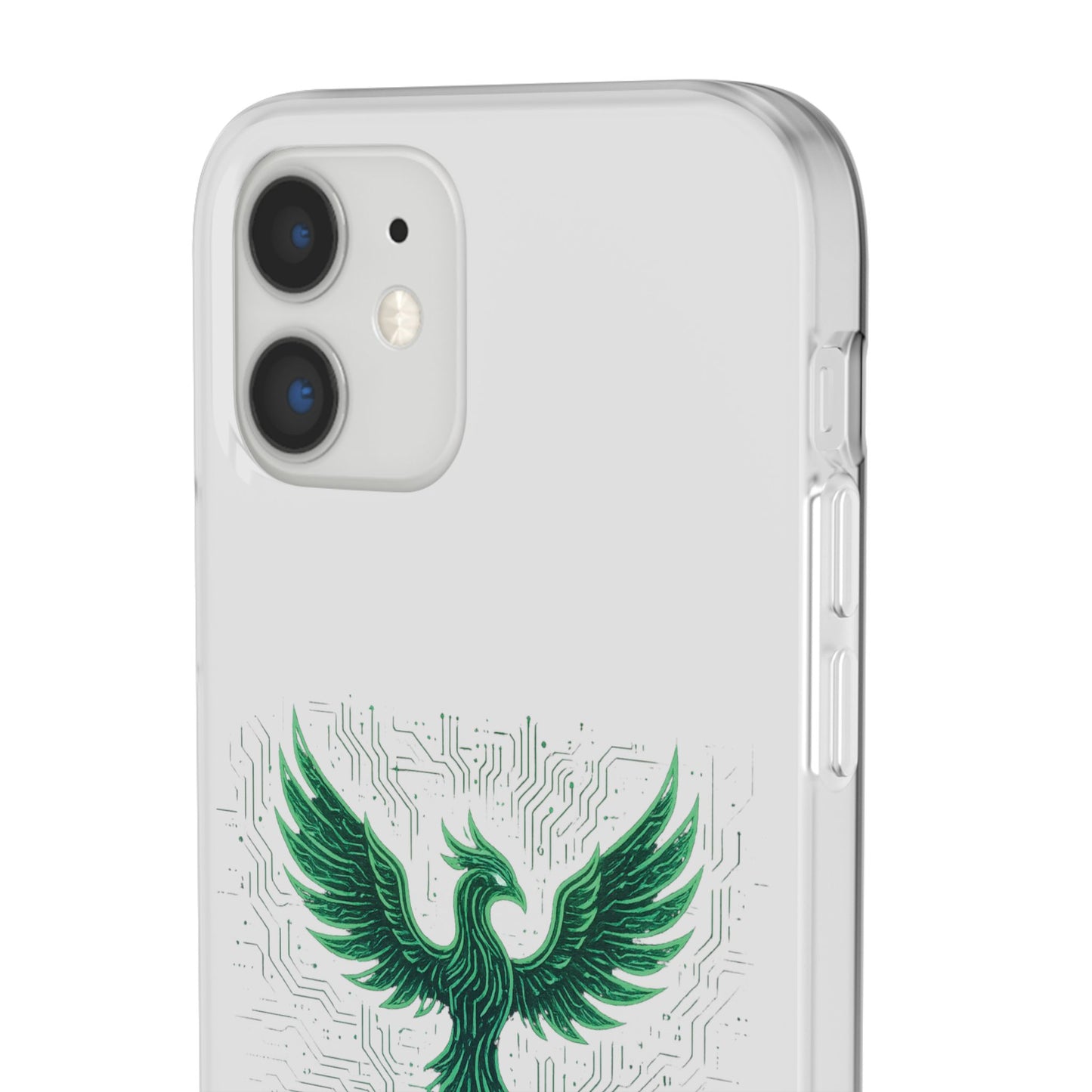 Phoenix Rising Flexi Case, Stylish Phone Cover, Trendy Tech Accessory, Gift for Tech Lovers, Unique Protector
