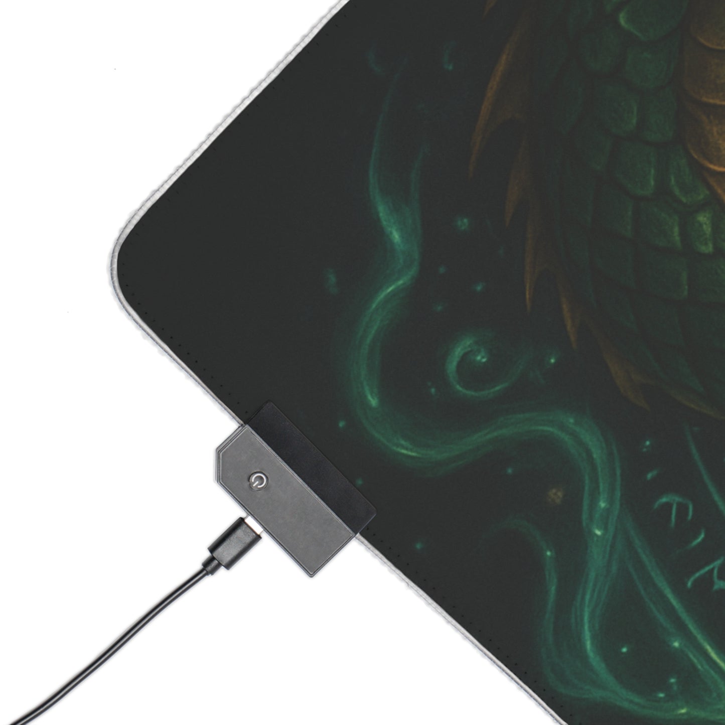 LED Gaming Mouse Pad with Dragon Design - Perfect for Gamers, Dungeons & Dragons, Gaming Setup, Gifts, Room Decor